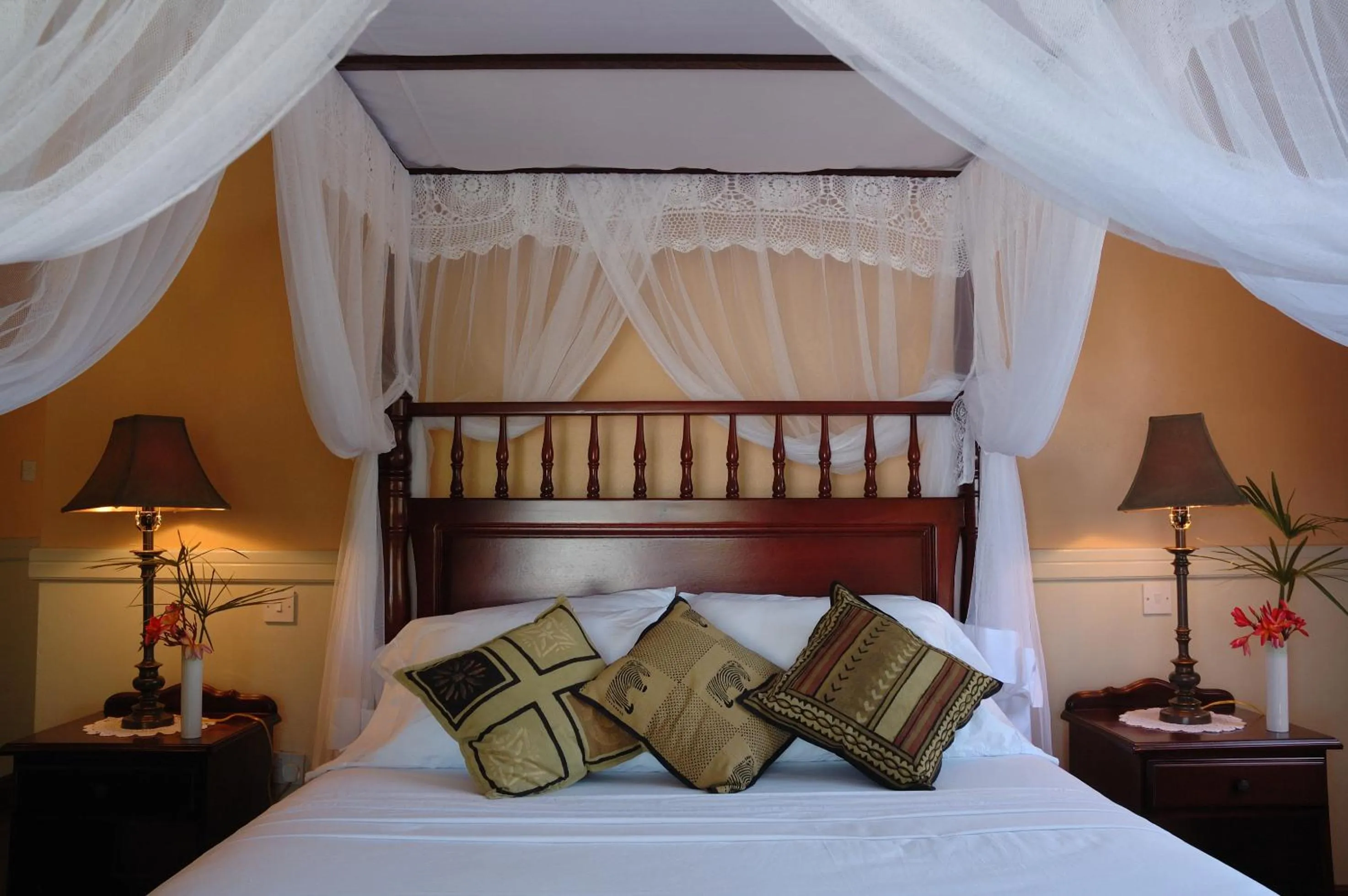 Bed in Spring Hotel Bequia