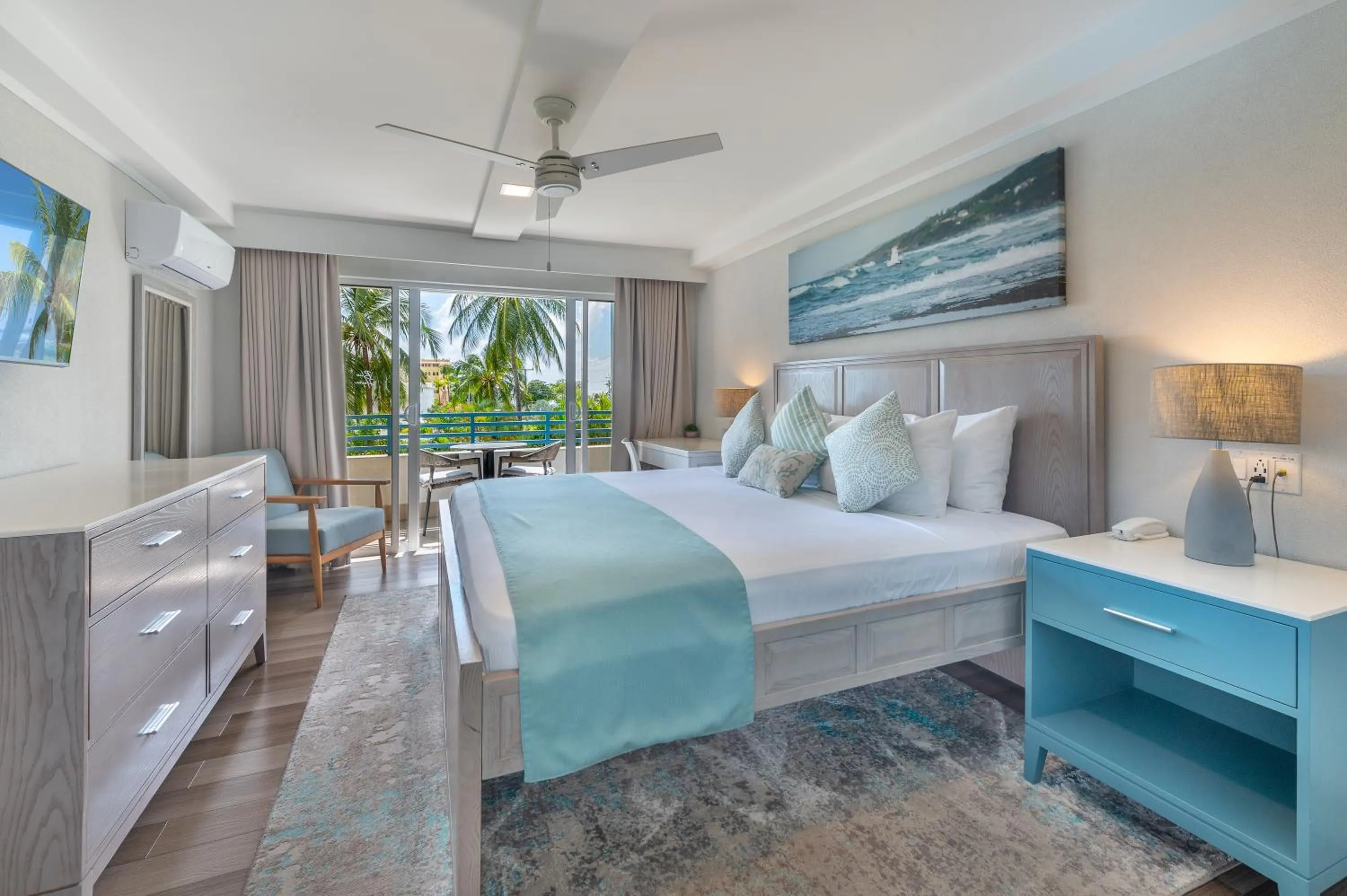 Bedroom, Bed in Blue Haven Holiday Apartments