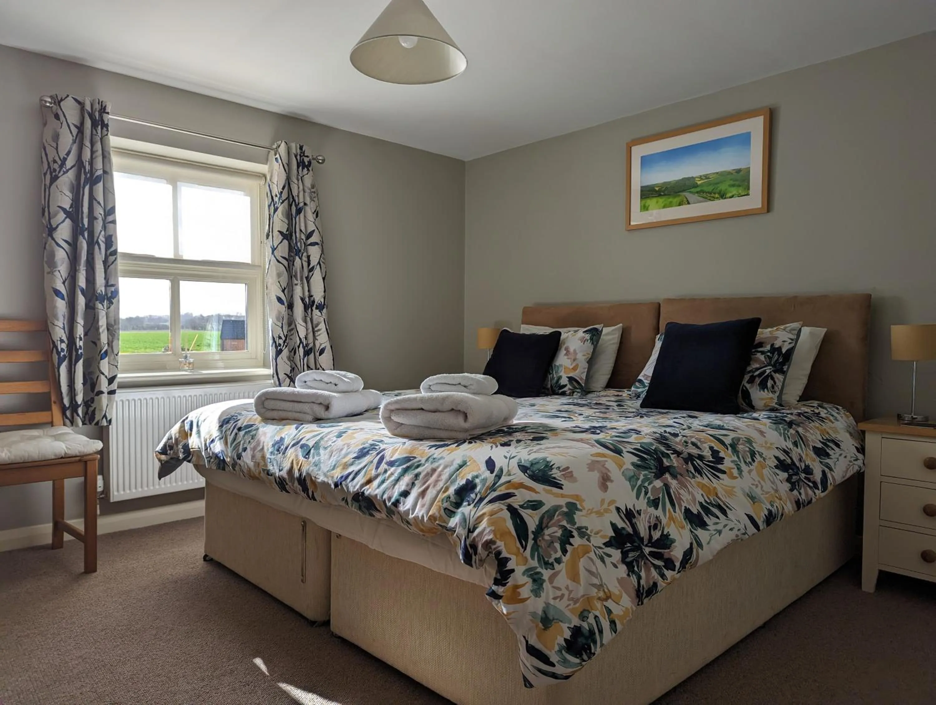 Bed in Wold Escapes, Highfield Farm