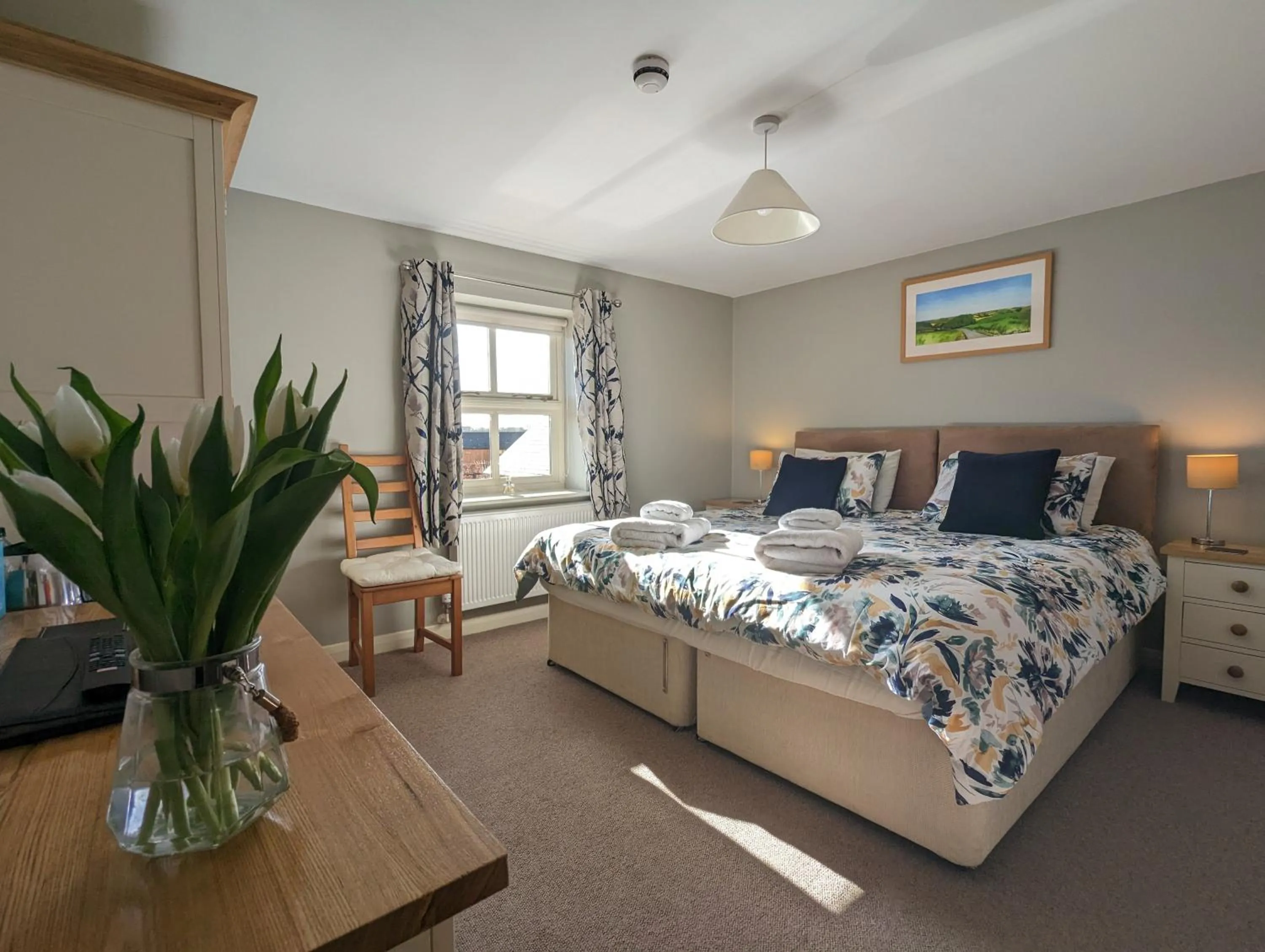 Photo of the whole room, Bed in Wold Escapes, Highfield Farm