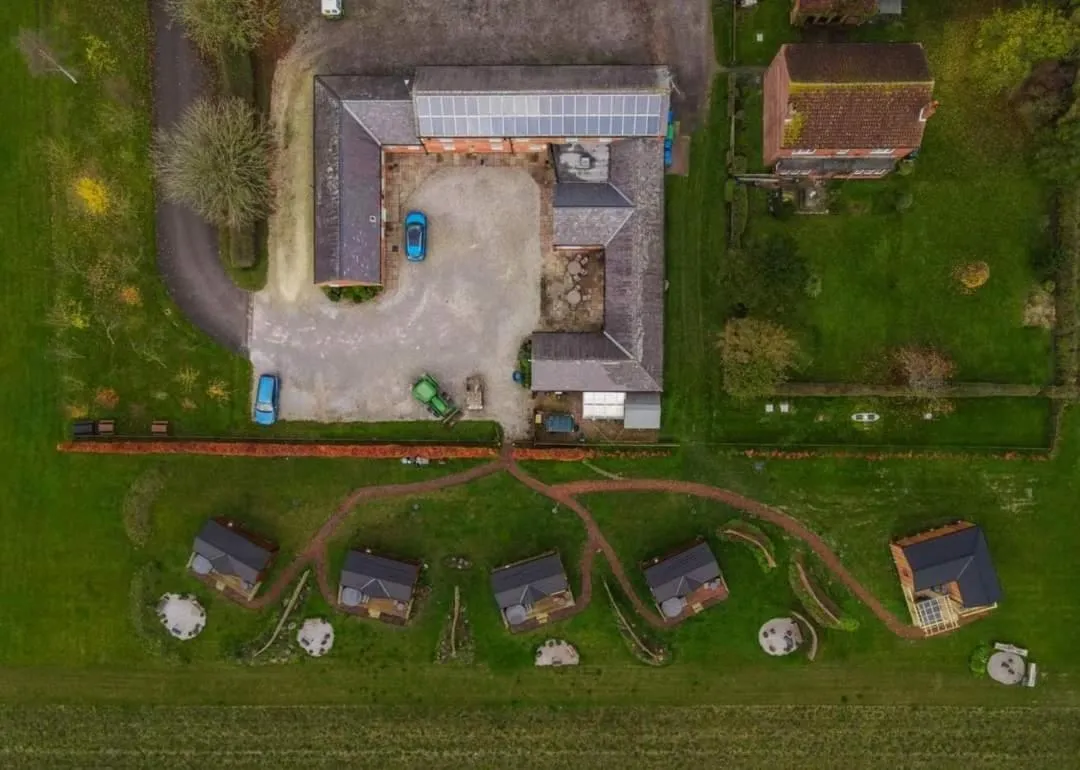 Bird's eye view in Wold Escapes, Highfield Farm