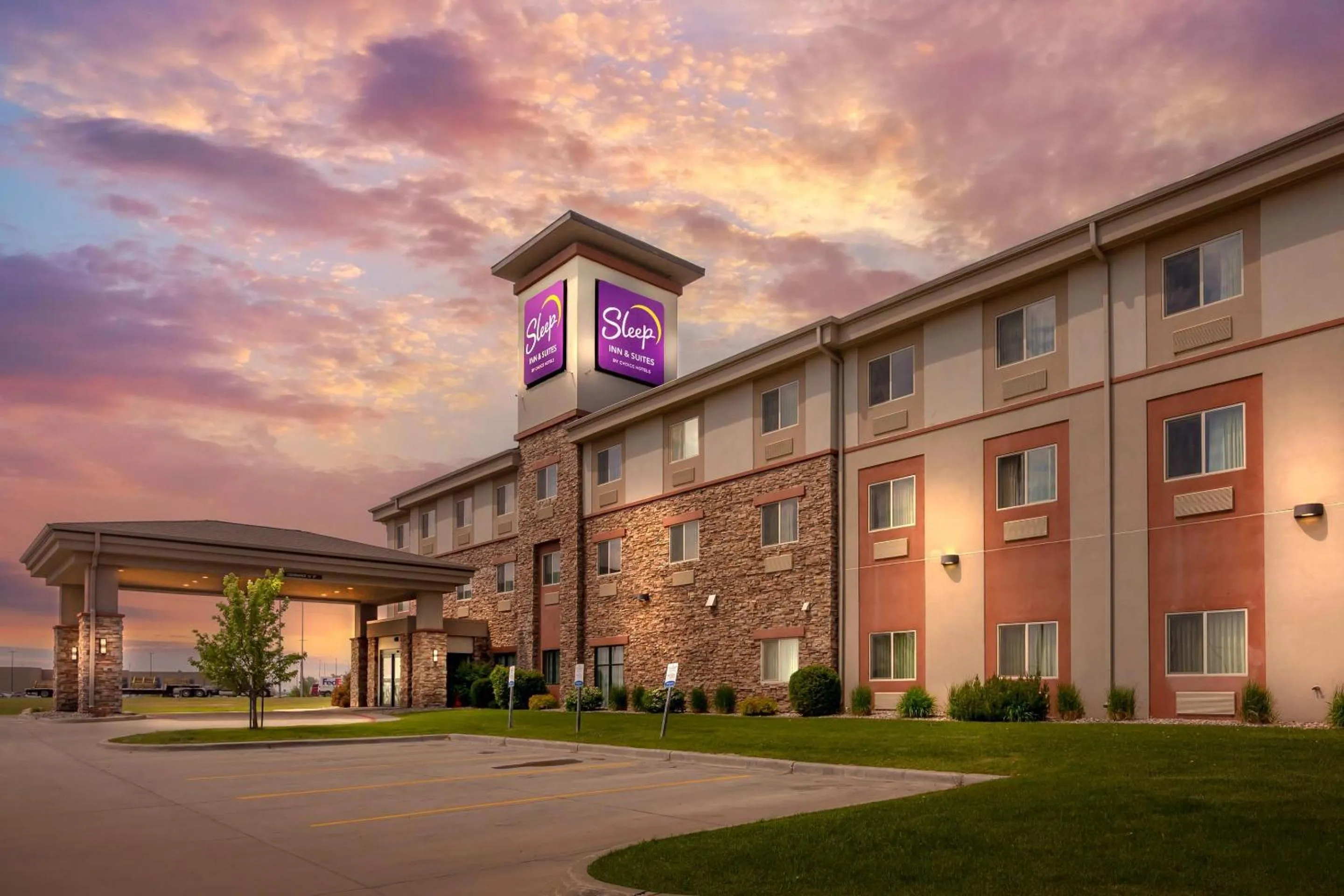 Property building in Sleep Inn & Suites Devils Lake