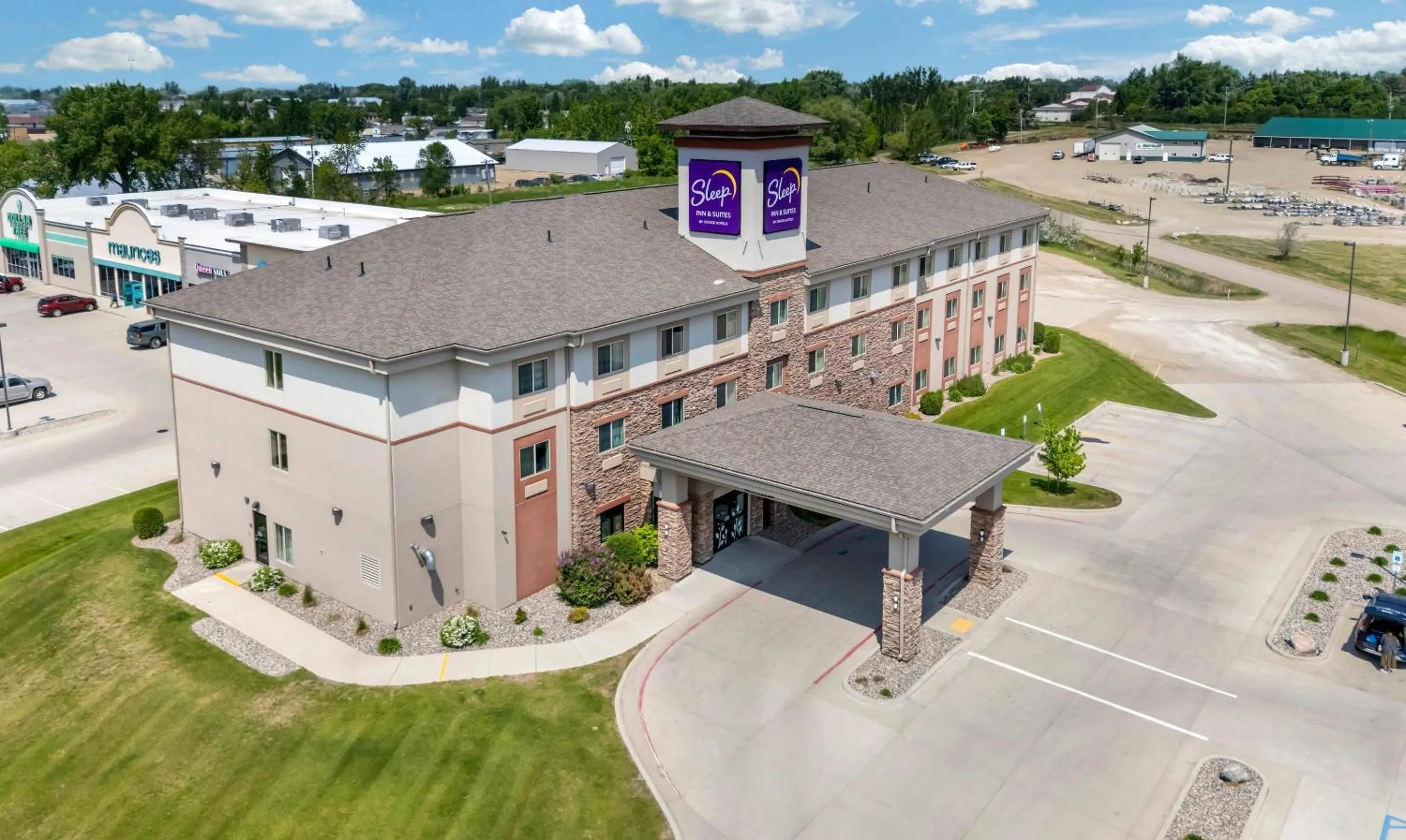 Property building in Sleep Inn & Suites Devils Lake