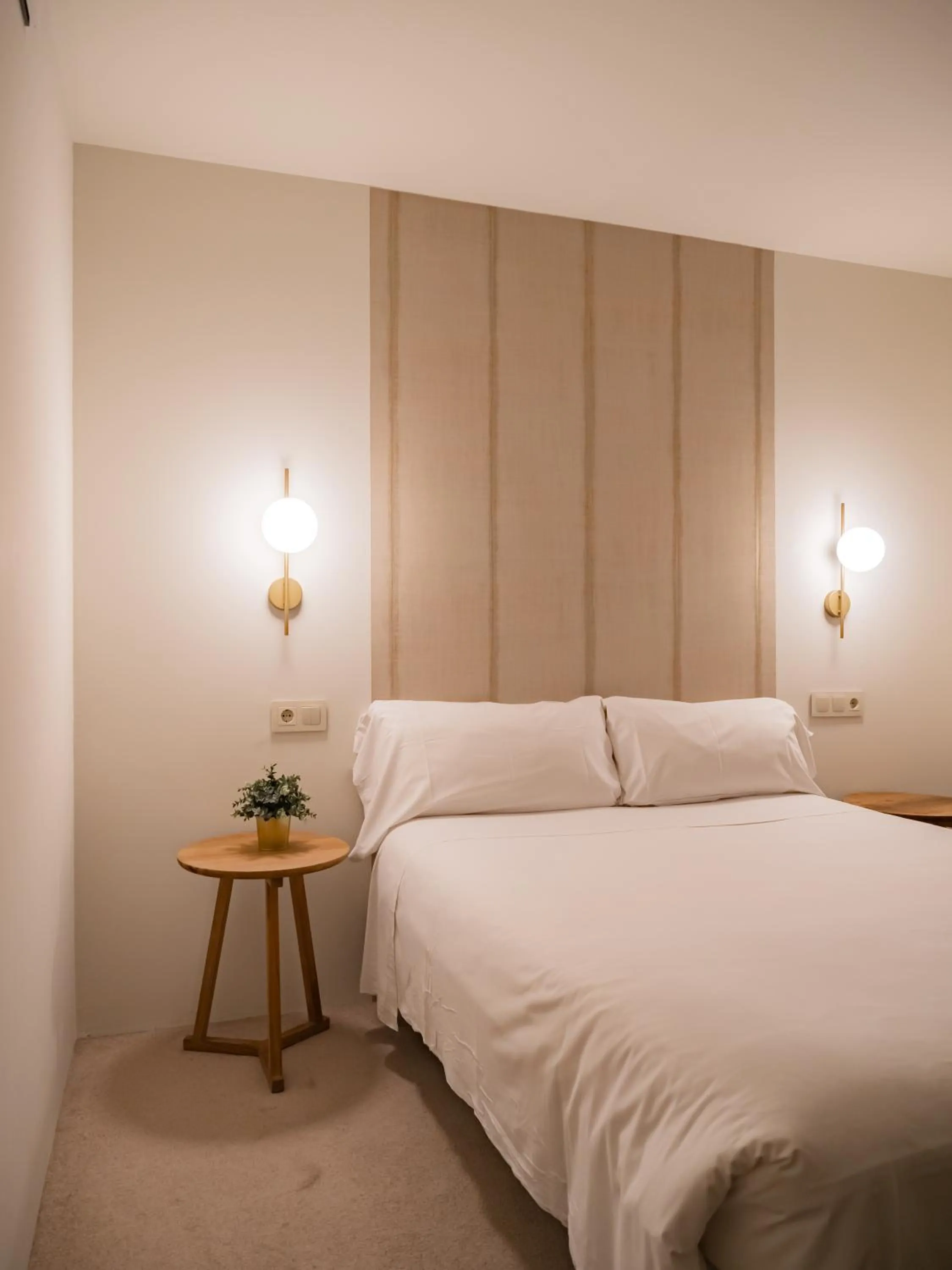 Bed in Hotel Oriente