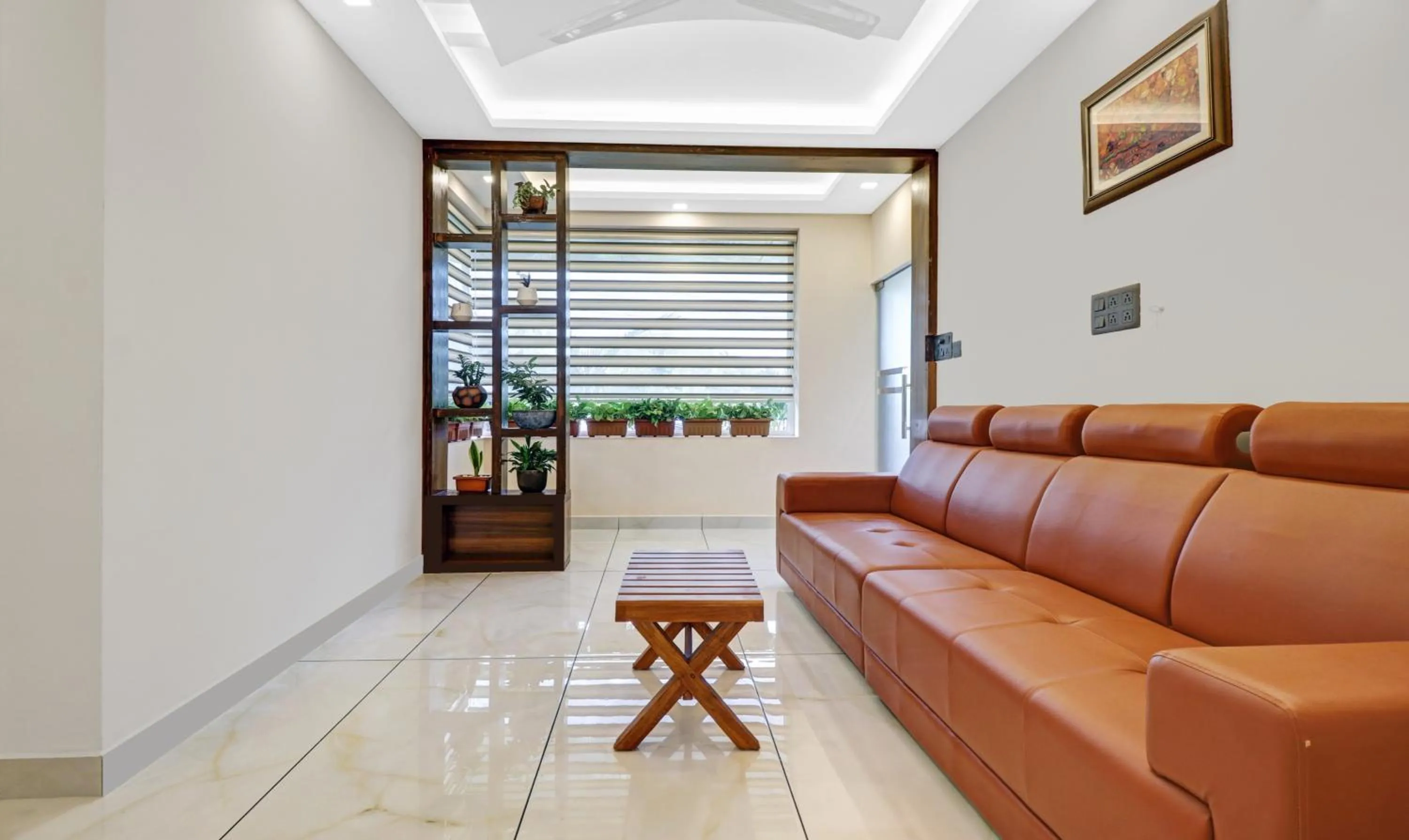 Seating area in Treebo Pushpak 100 Mtrs From Chottanikkara Temple