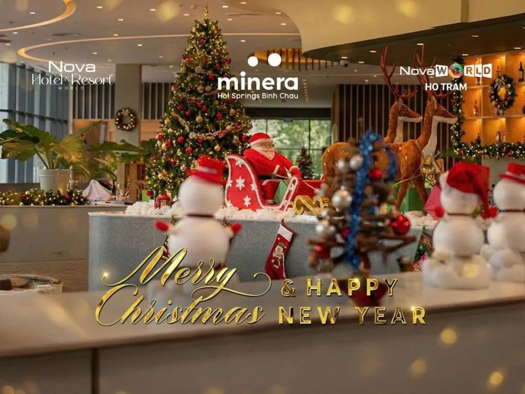 Natural landscape in Minera Hot Springs Binh Chau