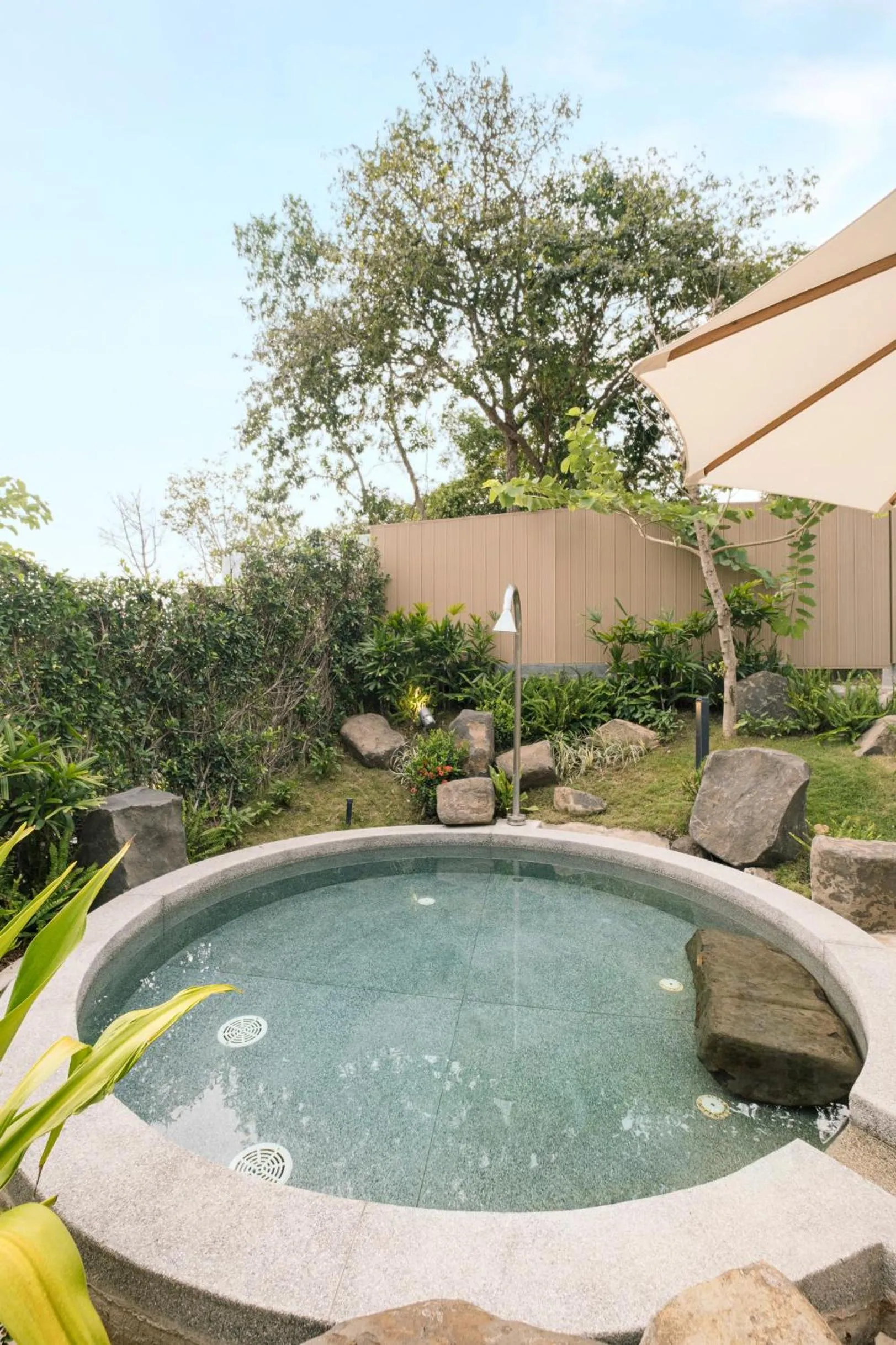 Garden in Minera Hot Springs Binh Chau