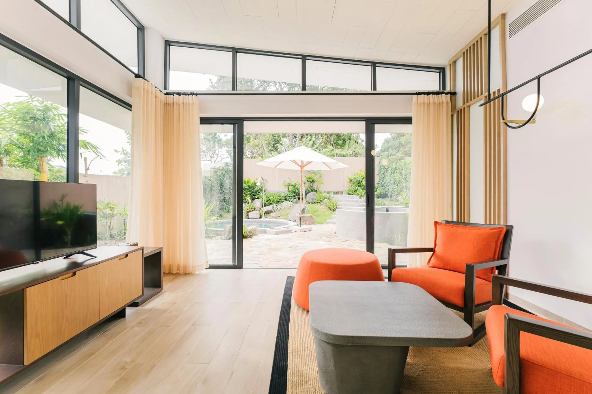 Living room in Minera Hot Springs Binh Chau