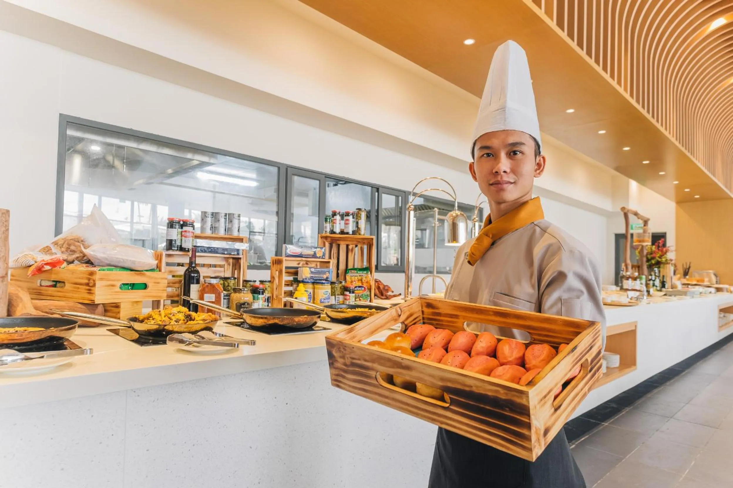 Breakfast in Minera Hot Springs Binh Chau
