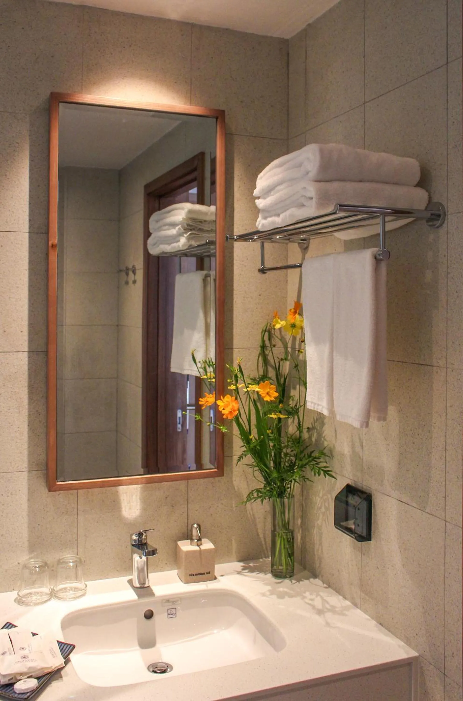 Bathroom in Minera Hot Springs Binh Chau