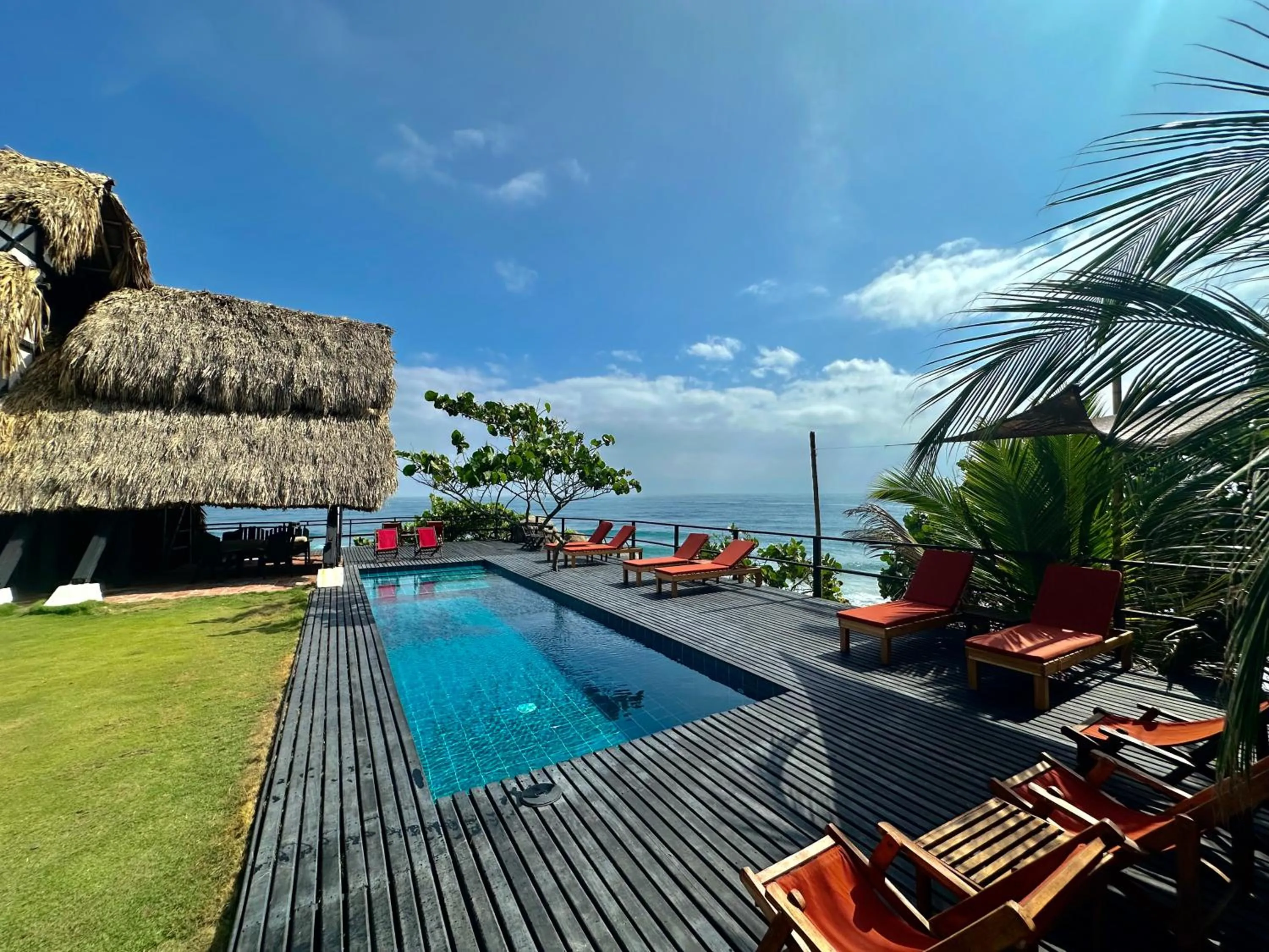 Sea view in Finca Barlovento Maloka, Tayrona Park