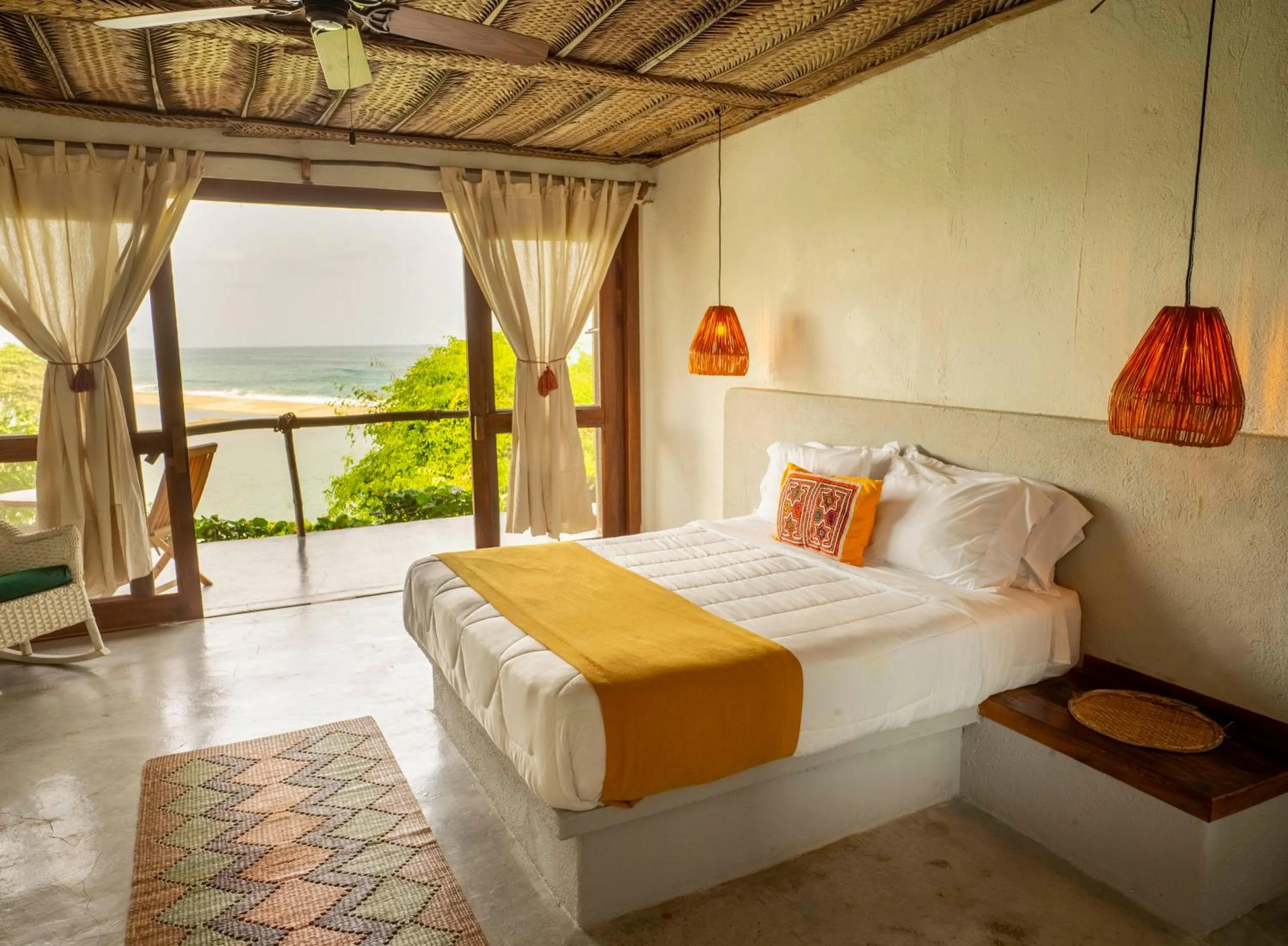 Bed in Finca Barlovento Maloka, Tayrona Park