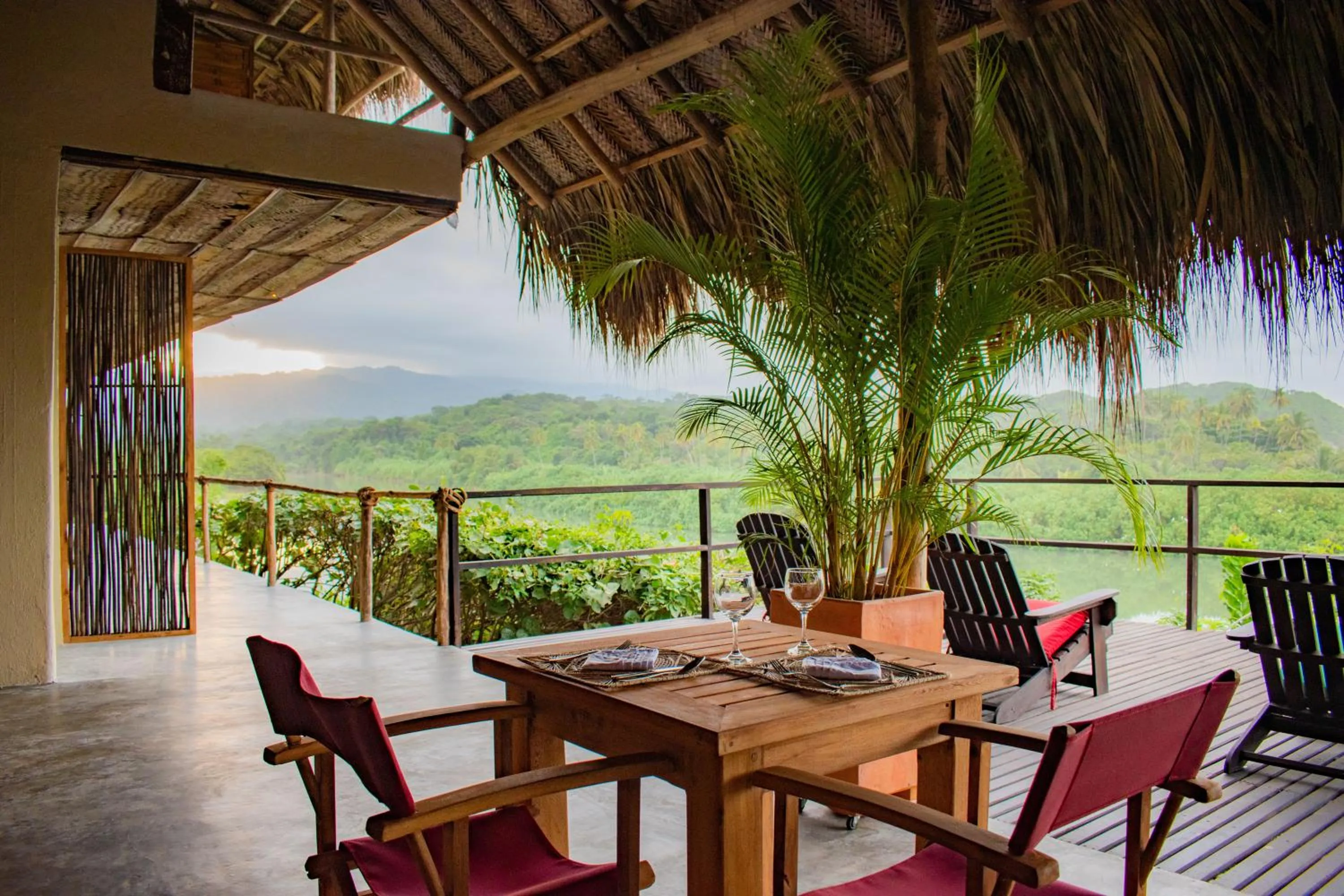 Restaurant/places to eat in Finca Barlovento Maloka, Tayrona Park
