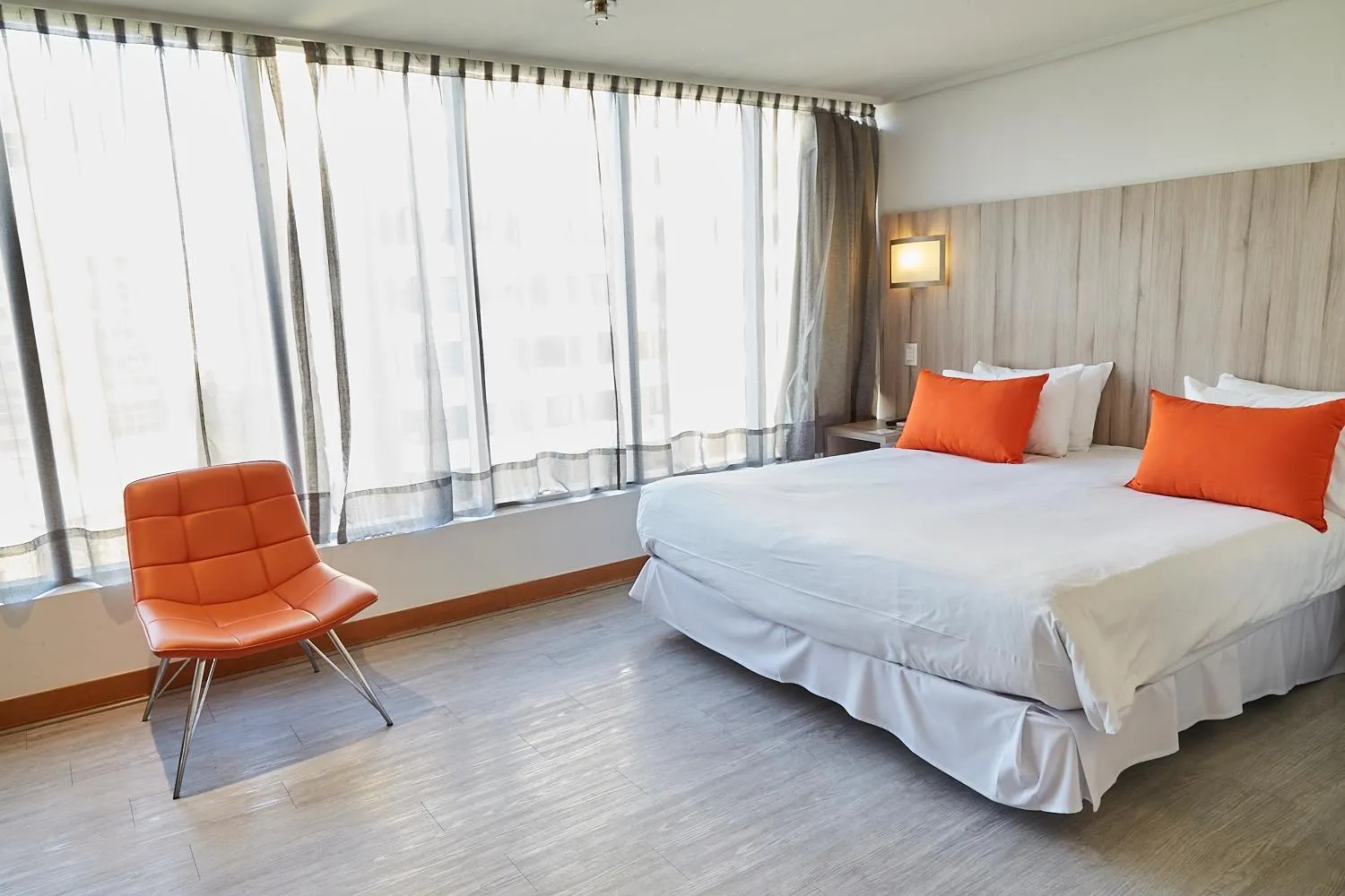 Bed in Hotel Terrado Lyon