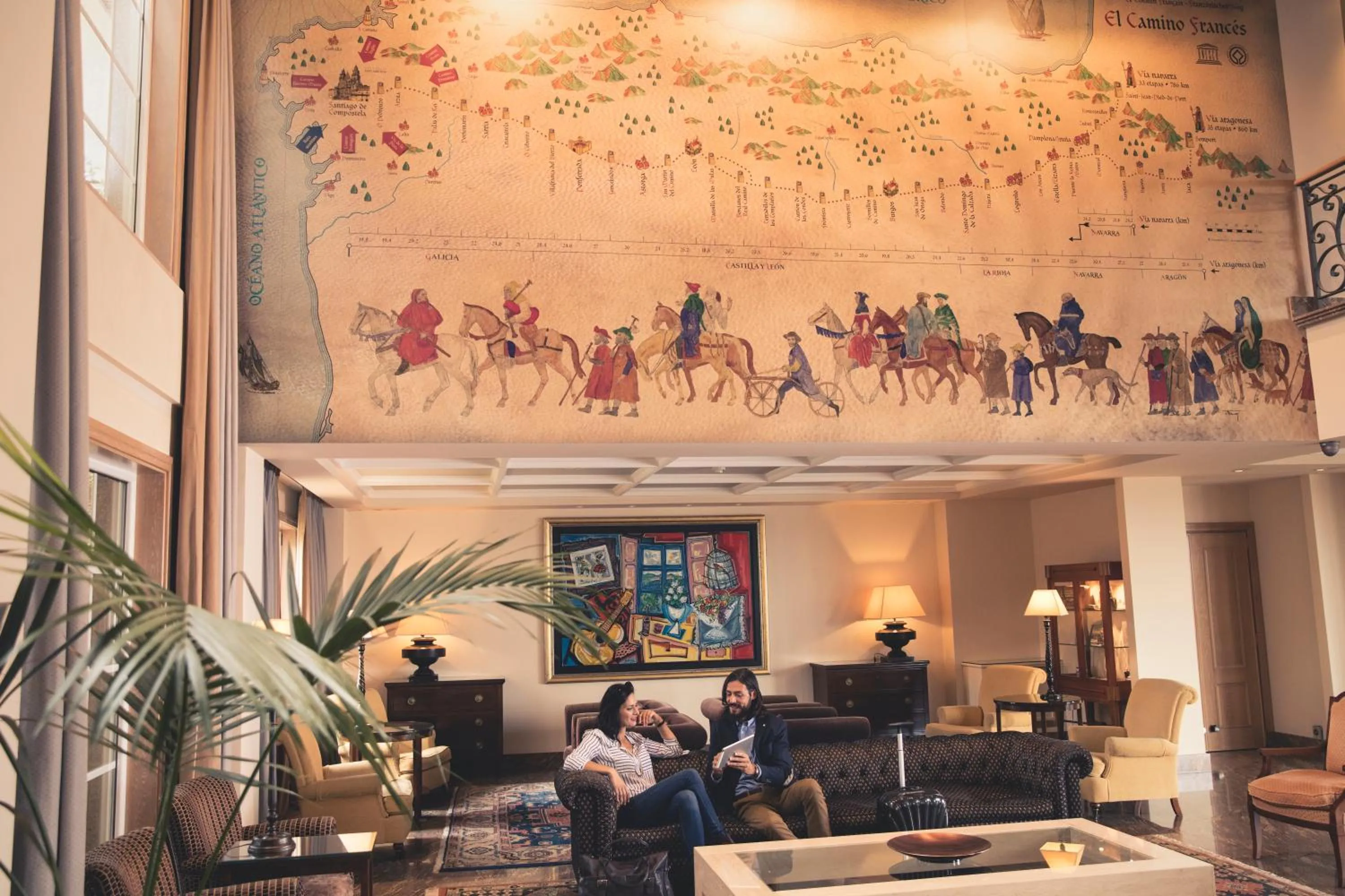 Lobby or reception in Gran Hotel Los Abetos