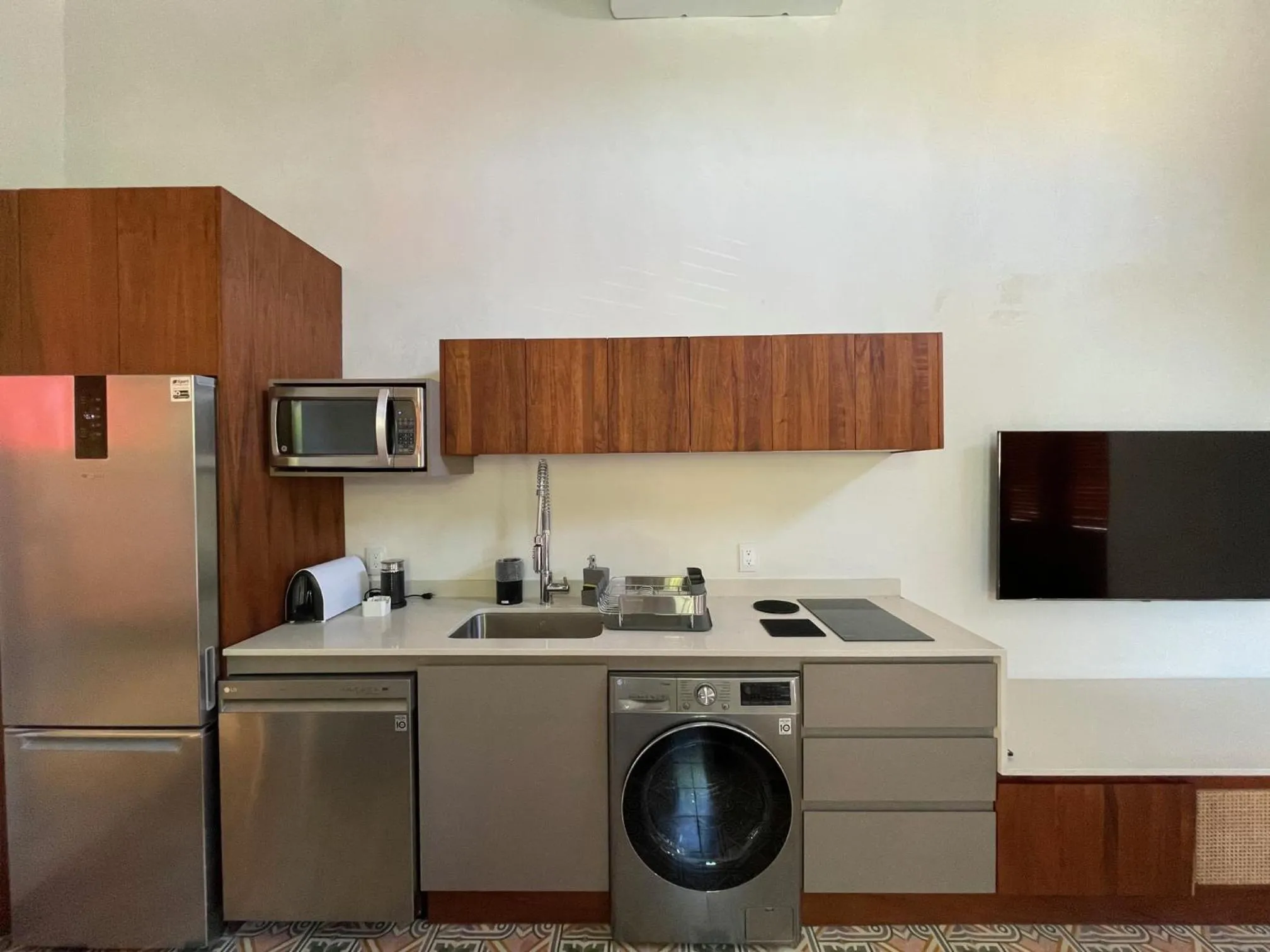 Kitchen or kitchenette in Las Lupitas Hotel Boutique