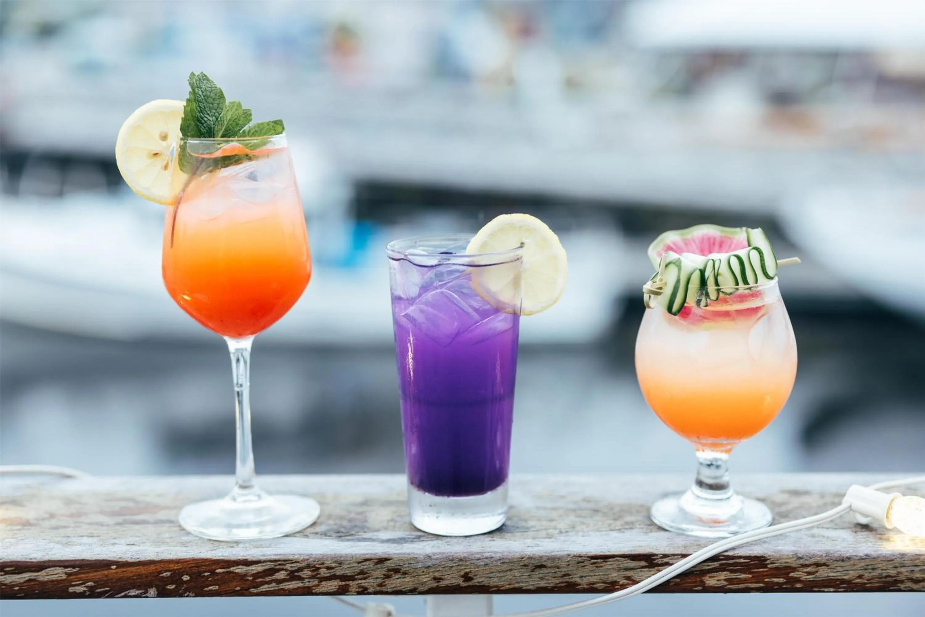 Food and drinks in The Boathouse