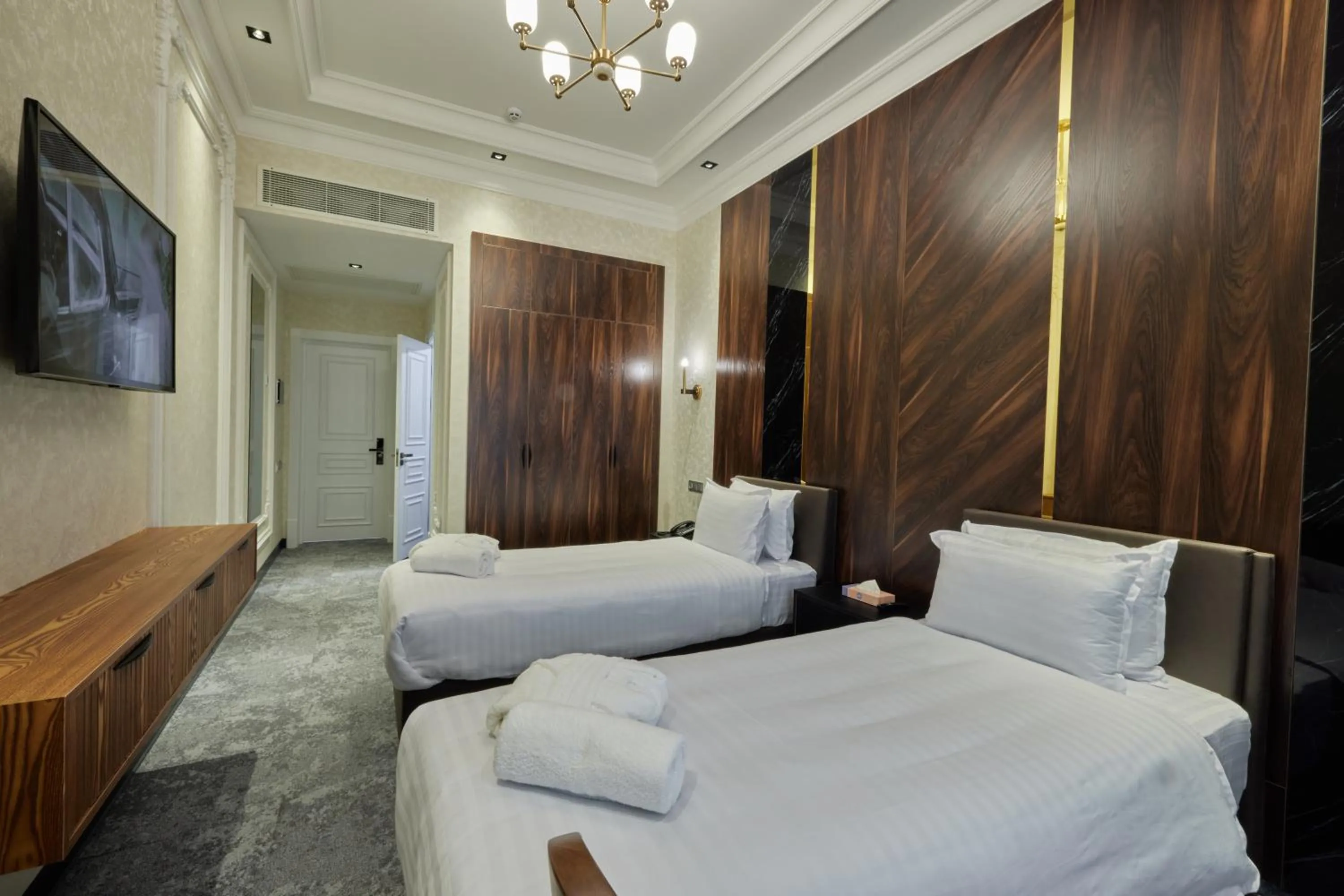 Bed in Continental Hotel Samarkand