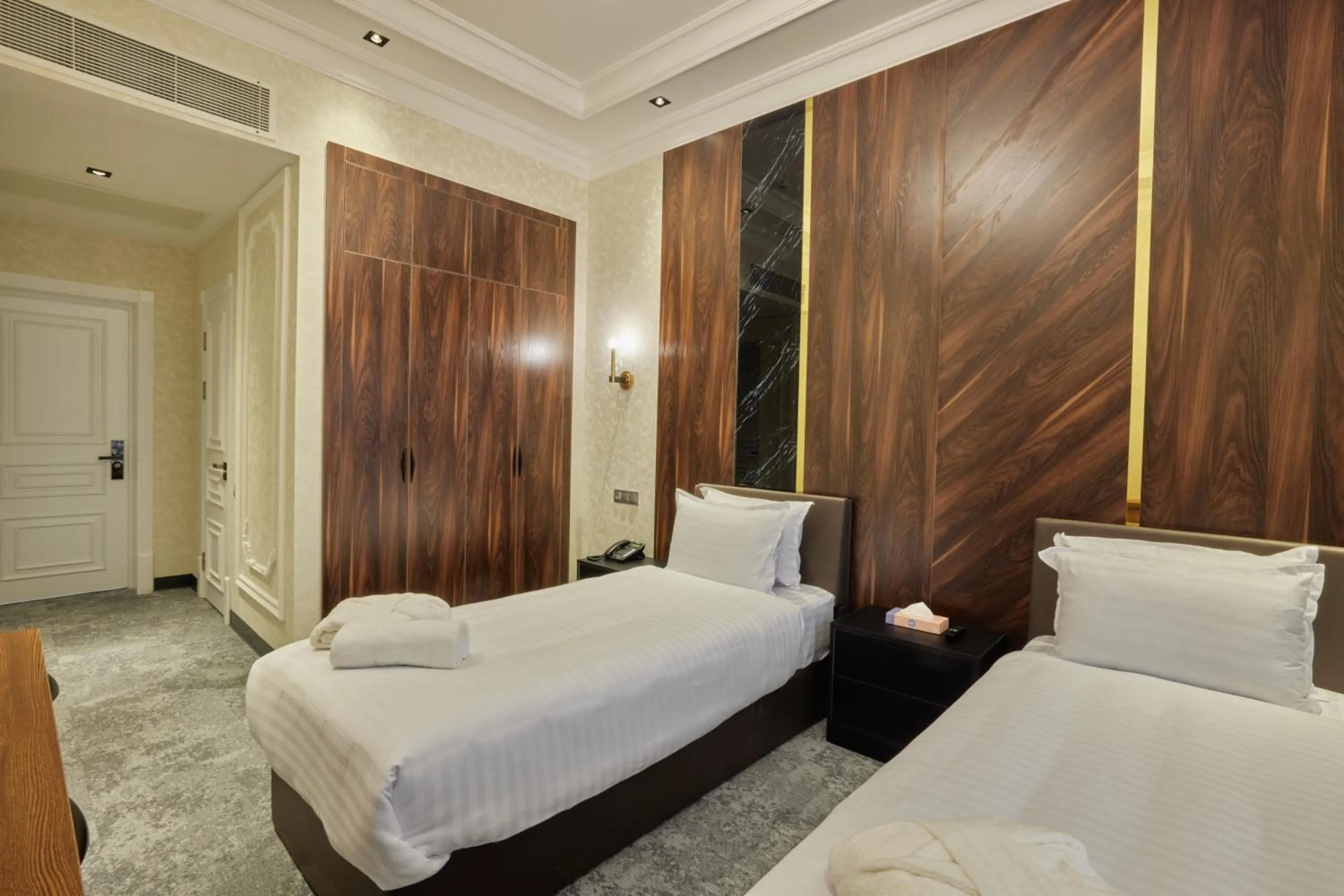 Bed in Continental Hotel Samarkand