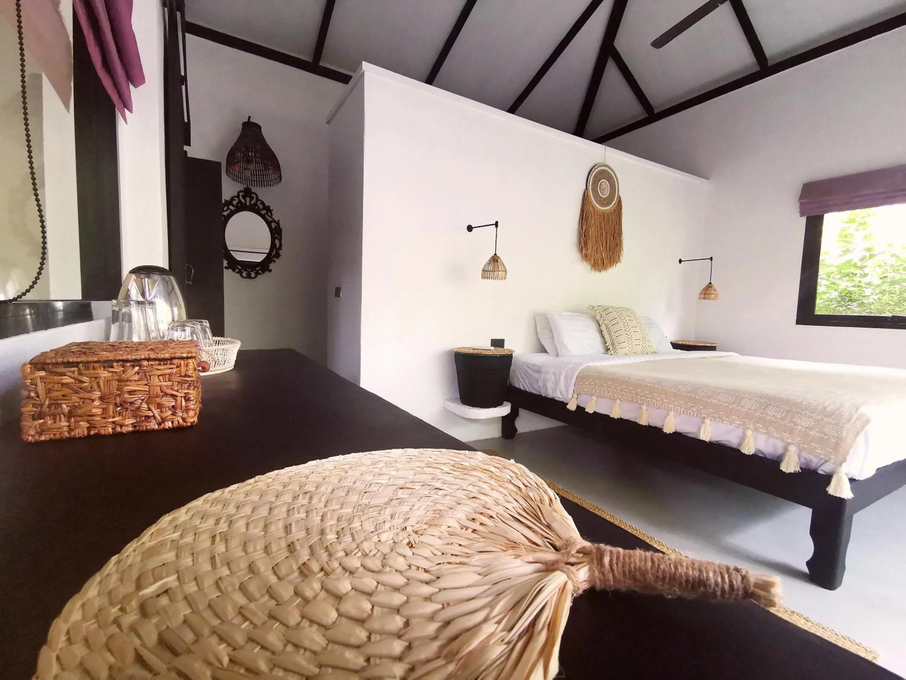 Bed in Jade cottages