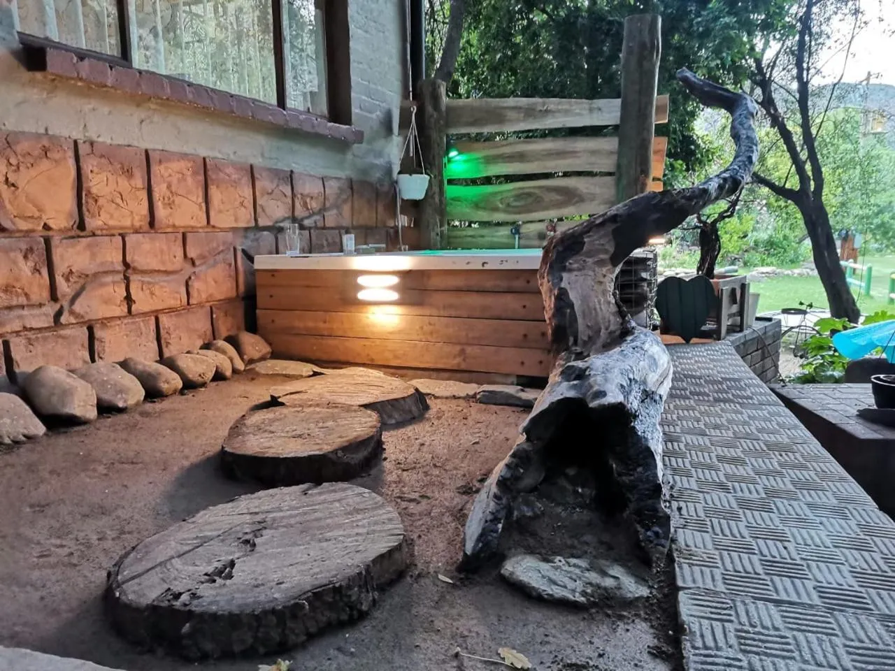 Patio in Cango Retreat Breathe