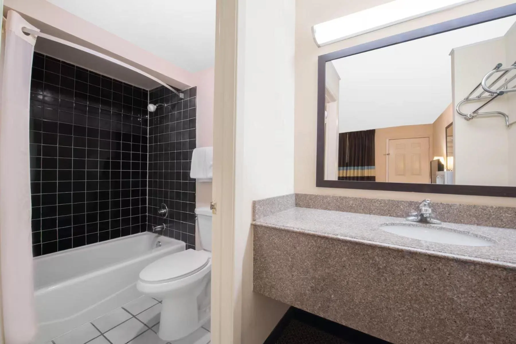 Bathroom in Americas Best Value Inn Hobbs