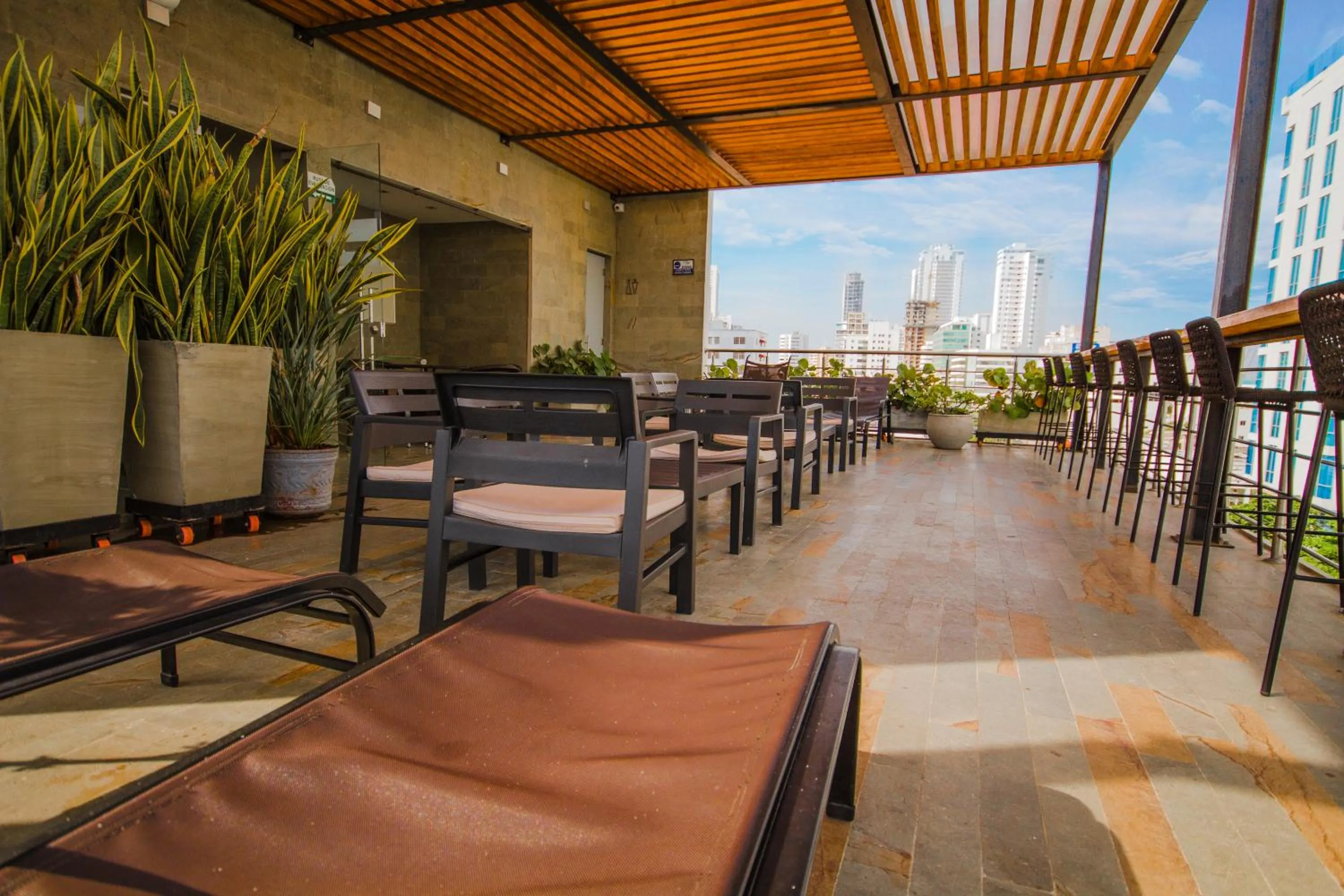 Balcony/Terrace in Oz Hotel Cartagena