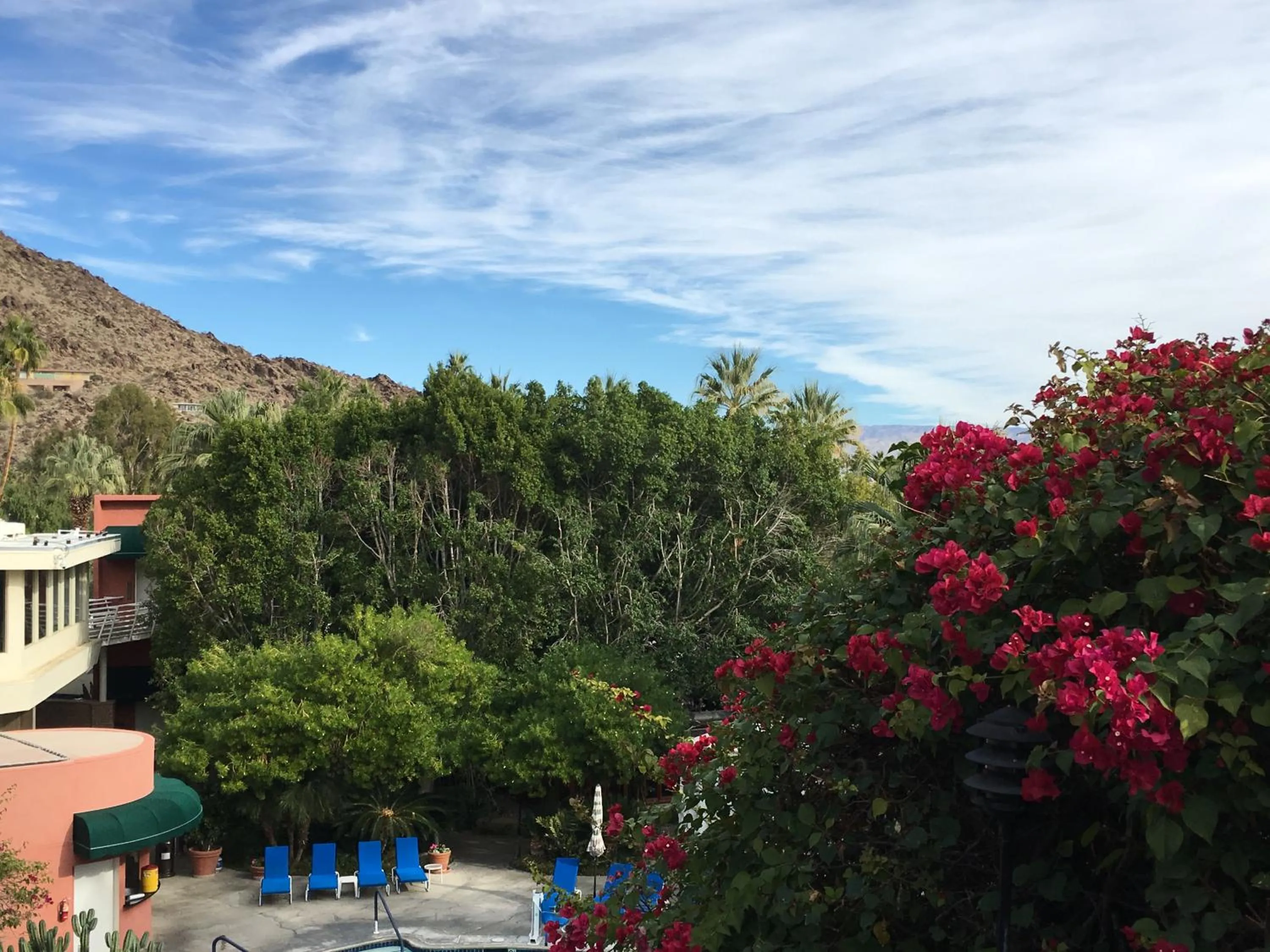 Bird's eye view in GetAways at Palm Springs Tennis Club