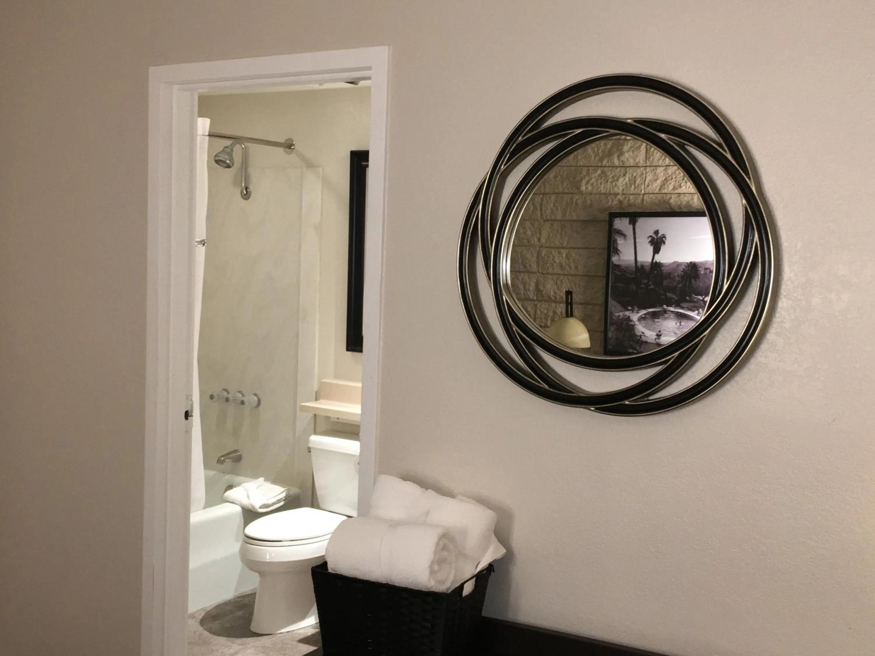 Bathroom in GetAways at Palm Springs Tennis Club