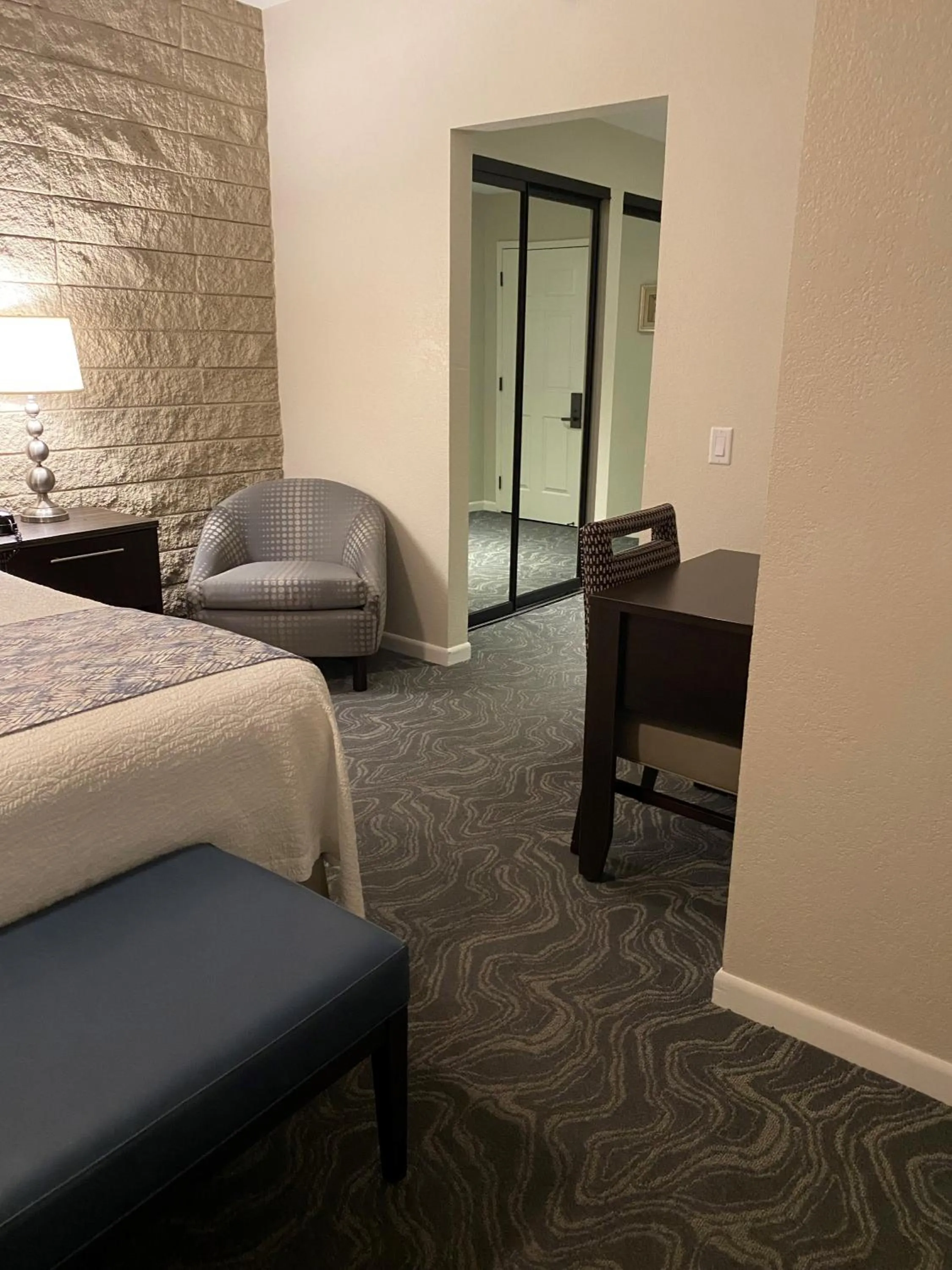 Bedroom, Bed in GetAways at Palm Springs Tennis Club