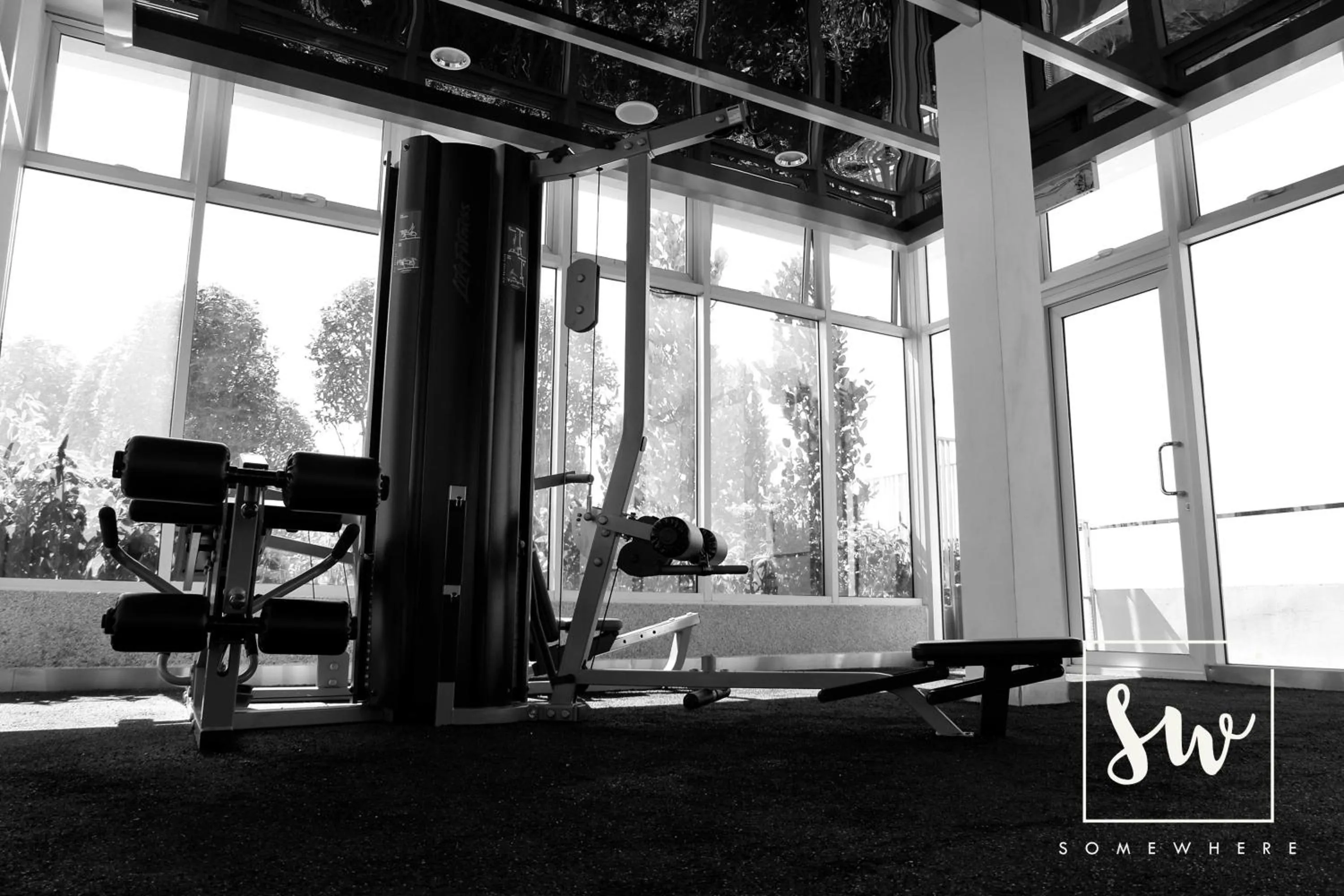 Fitness centre/facilities in Relaxious Homestay with Infinity Pool Sutera Avenue, Kota Kinabalu