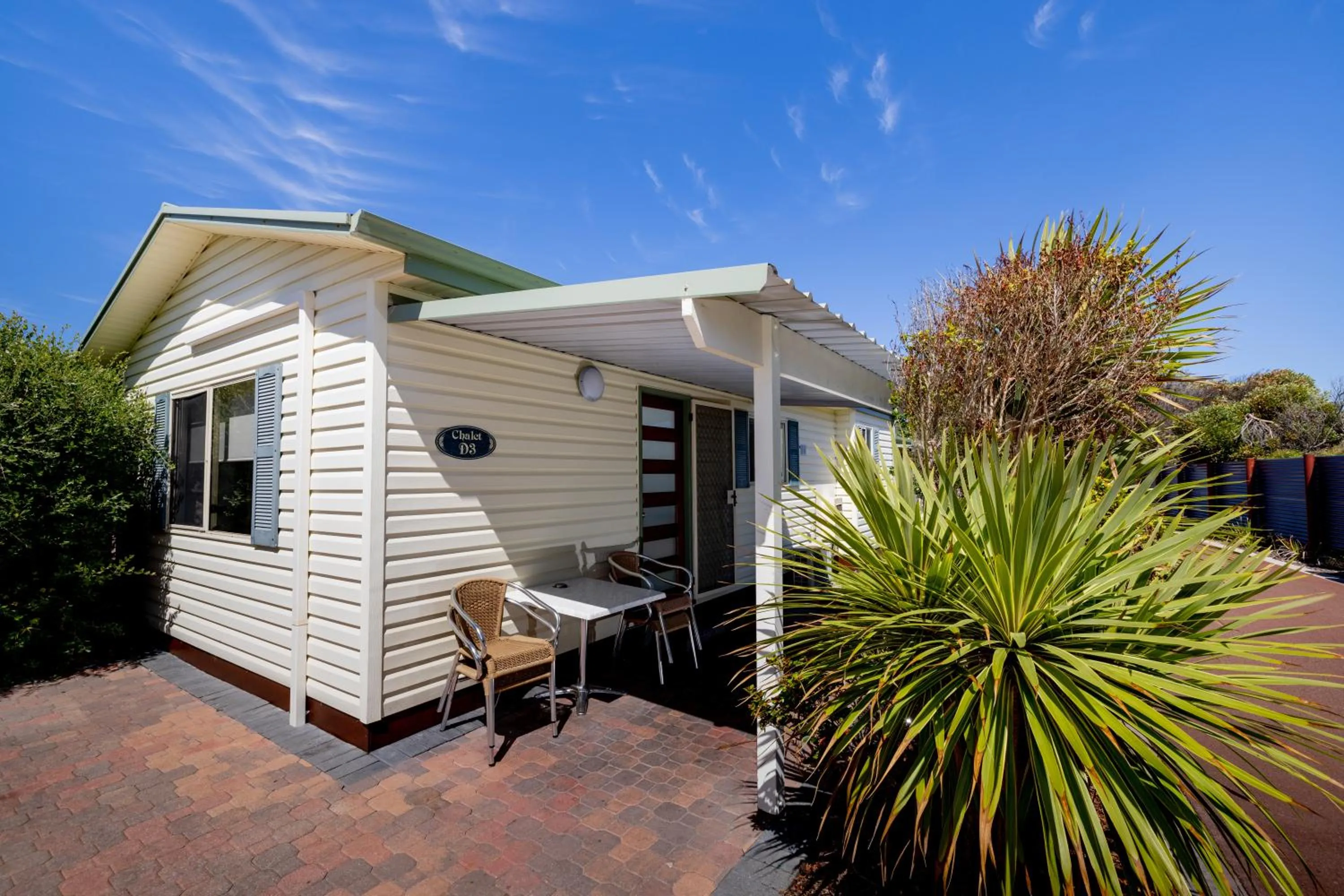 Patio in BIG4 Middleton Beach Holiday Park