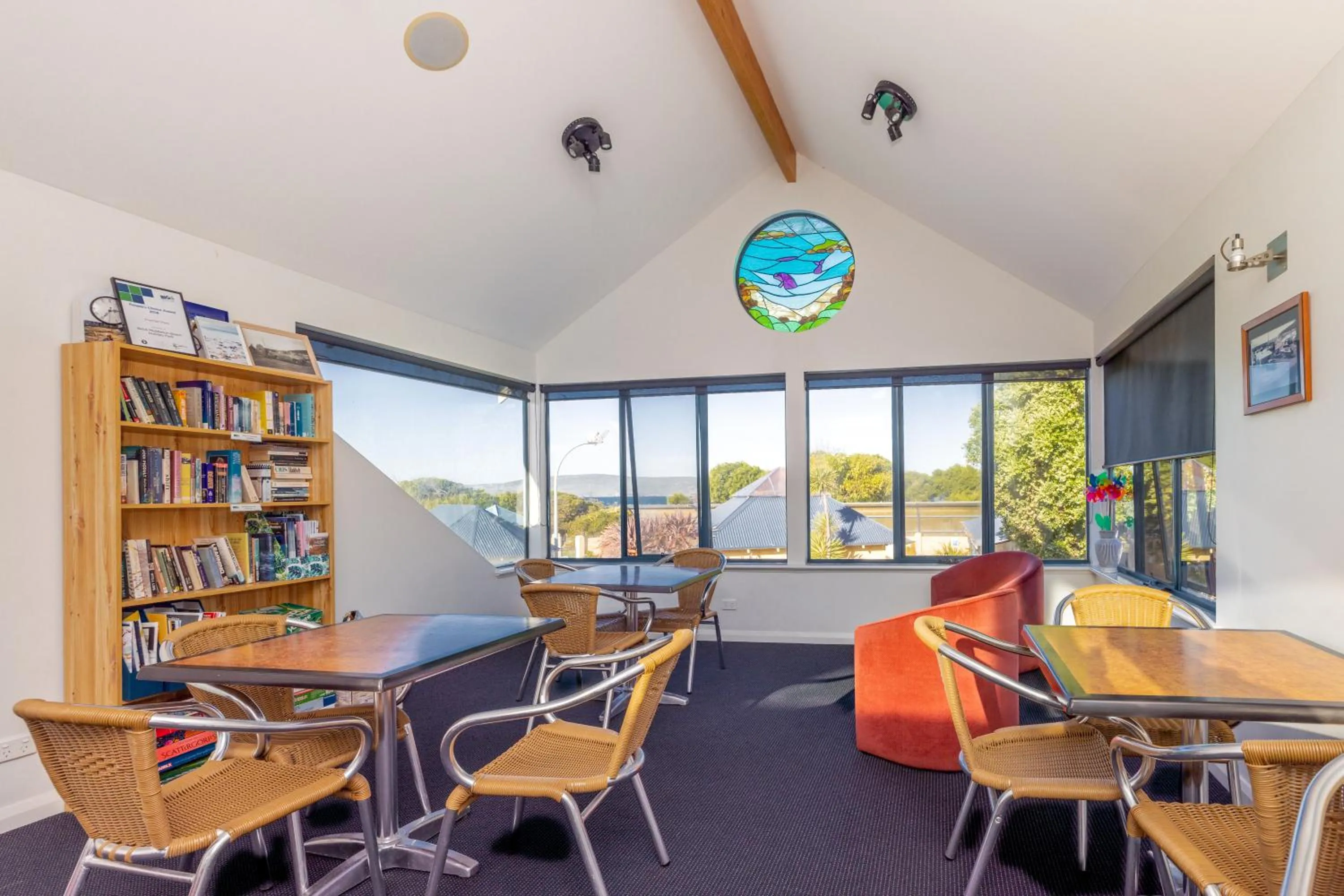 Communal lounge/ TV room in BIG4 Middleton Beach Holiday Park