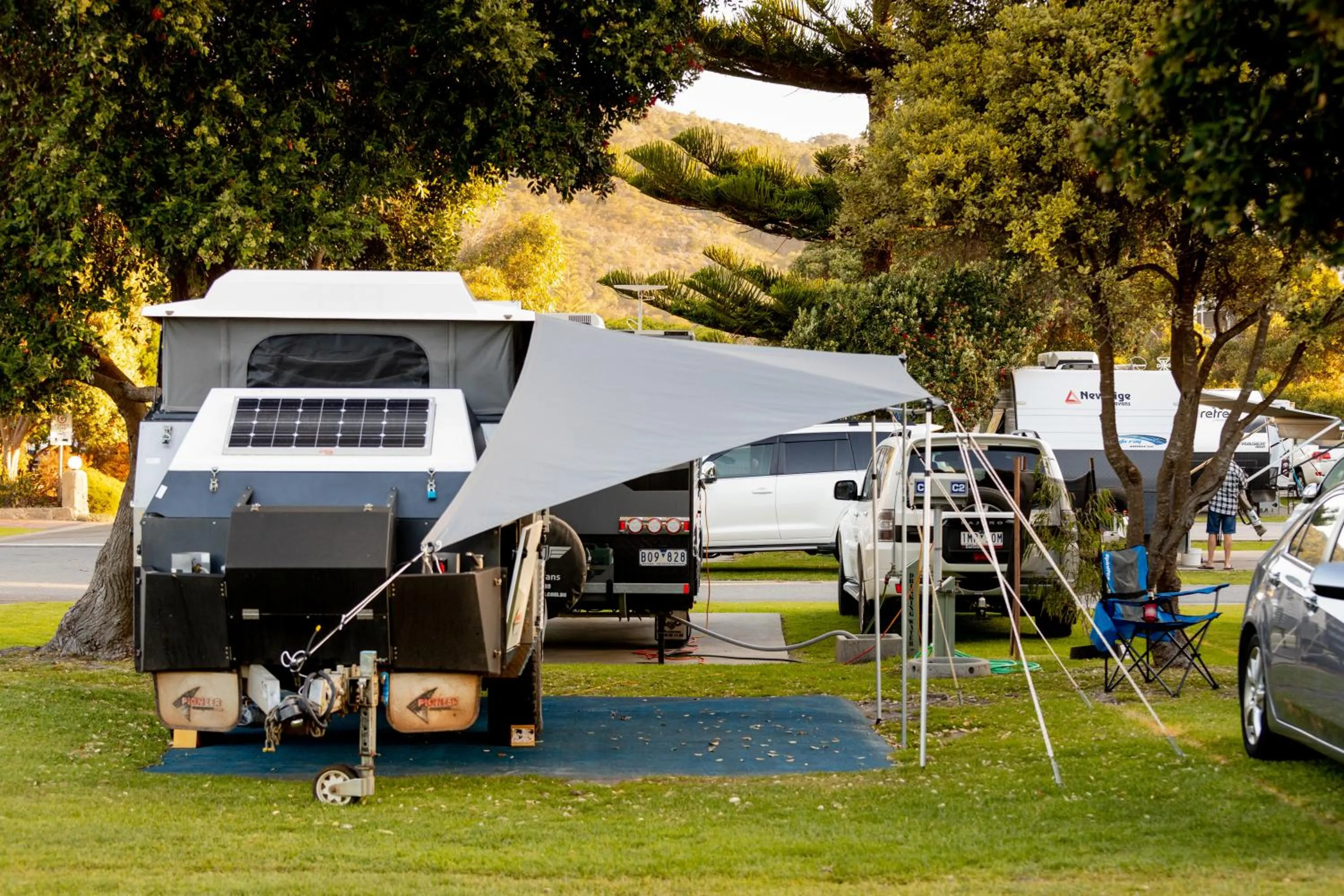 Parking in BIG4 Middleton Beach Holiday Park