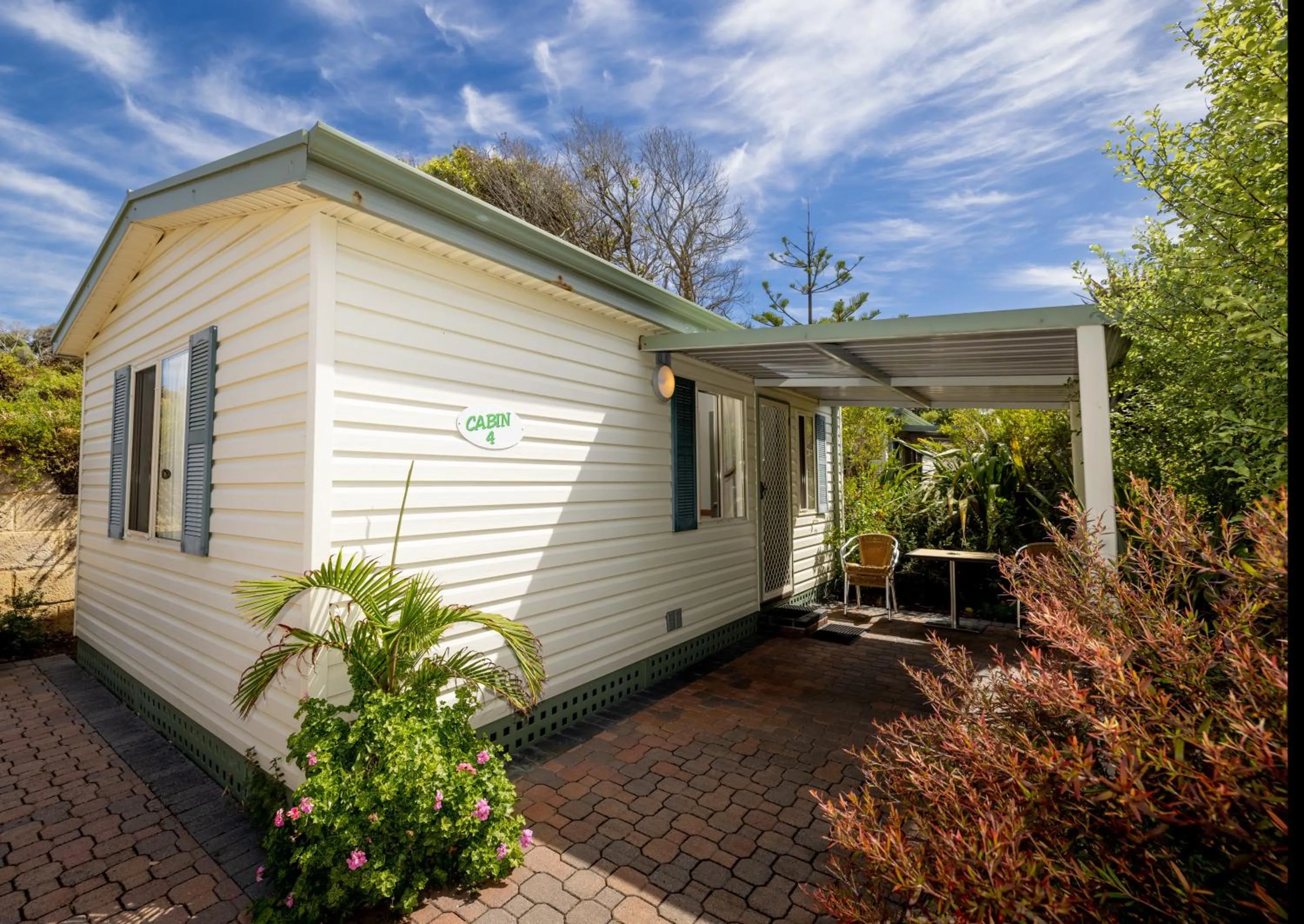 Patio in BIG4 Middleton Beach Holiday Park