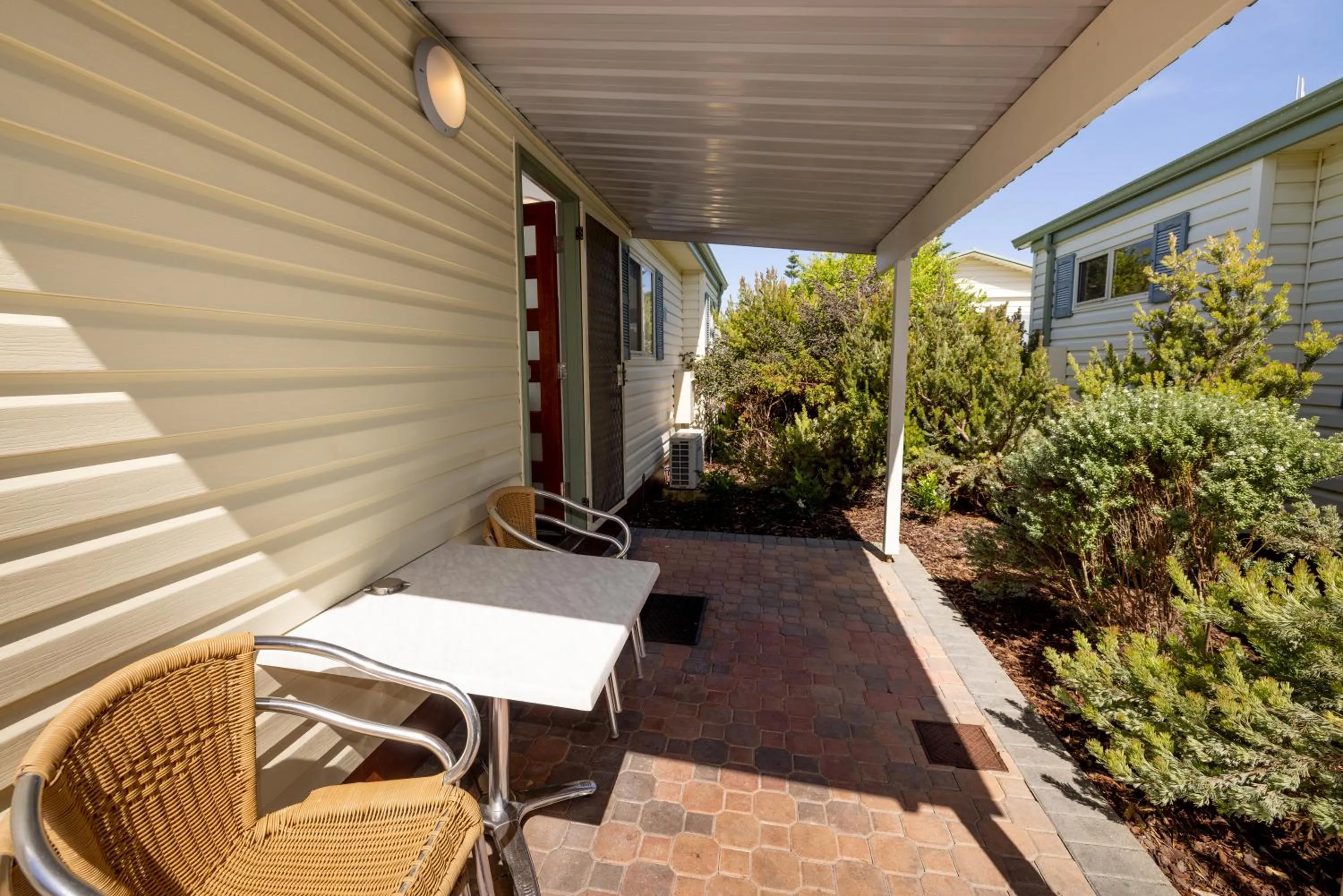 Patio in BIG4 Middleton Beach Holiday Park