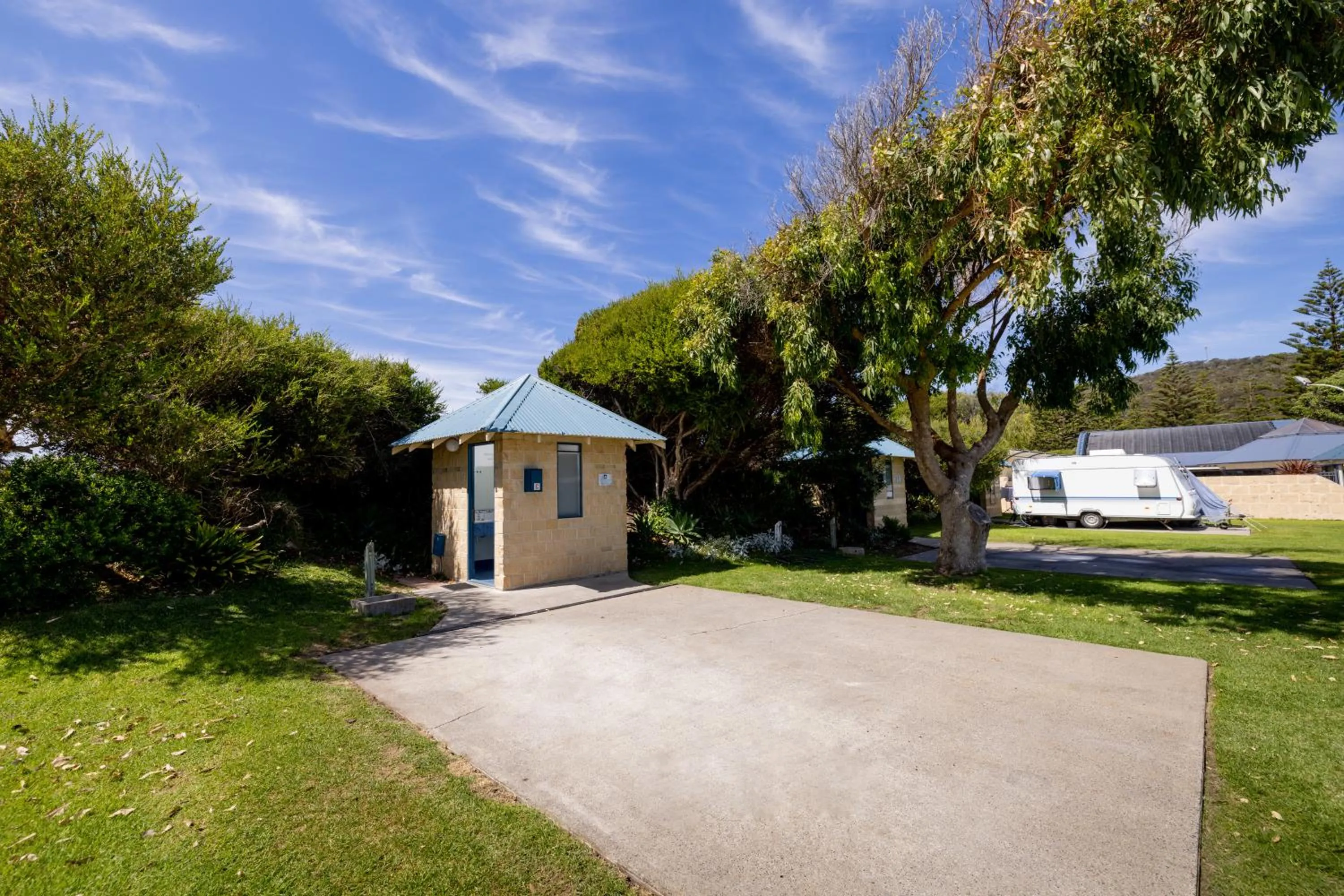 Shower in BIG4 Middleton Beach Holiday Park