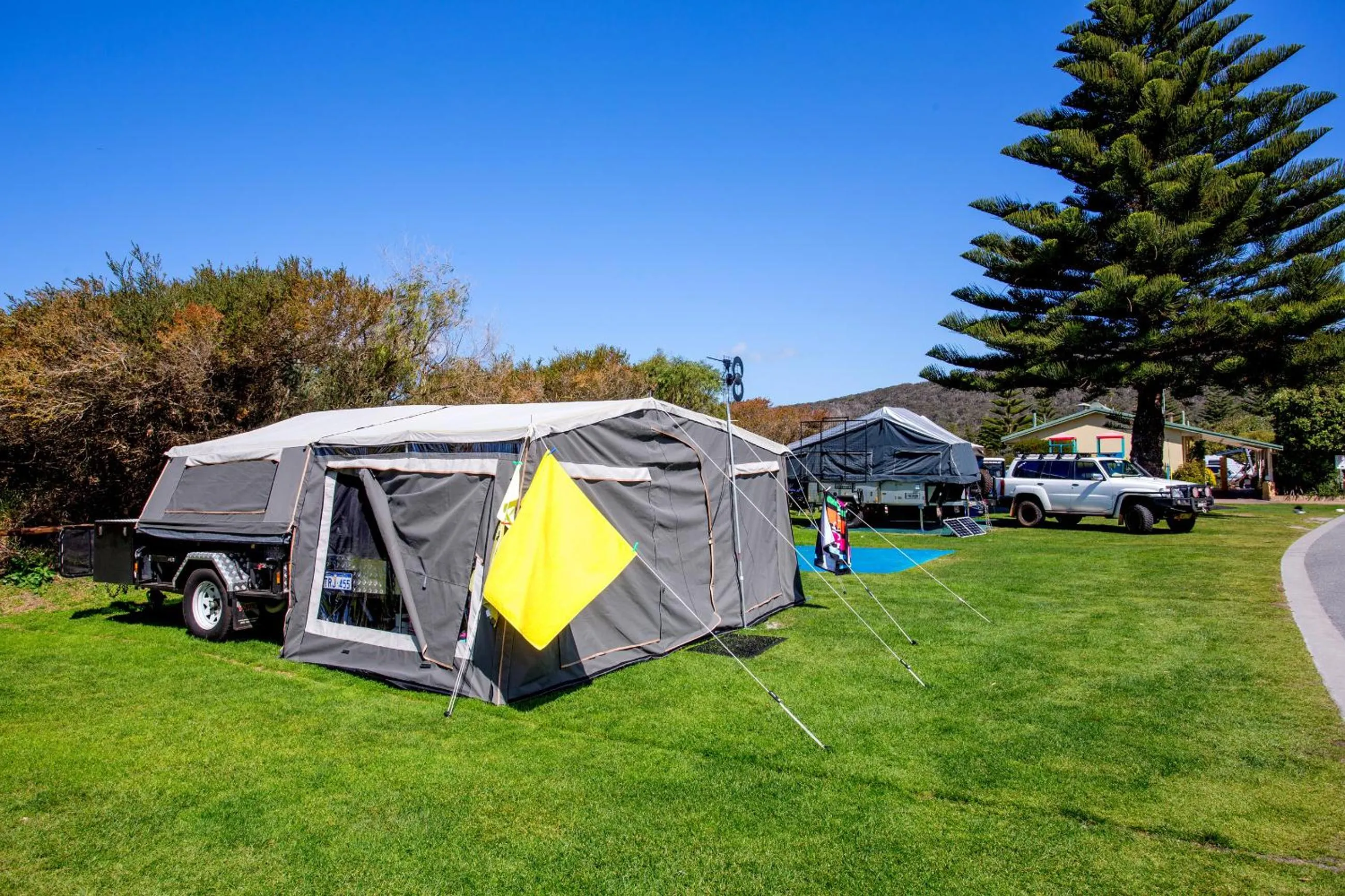 Parking in BIG4 Middleton Beach Holiday Park