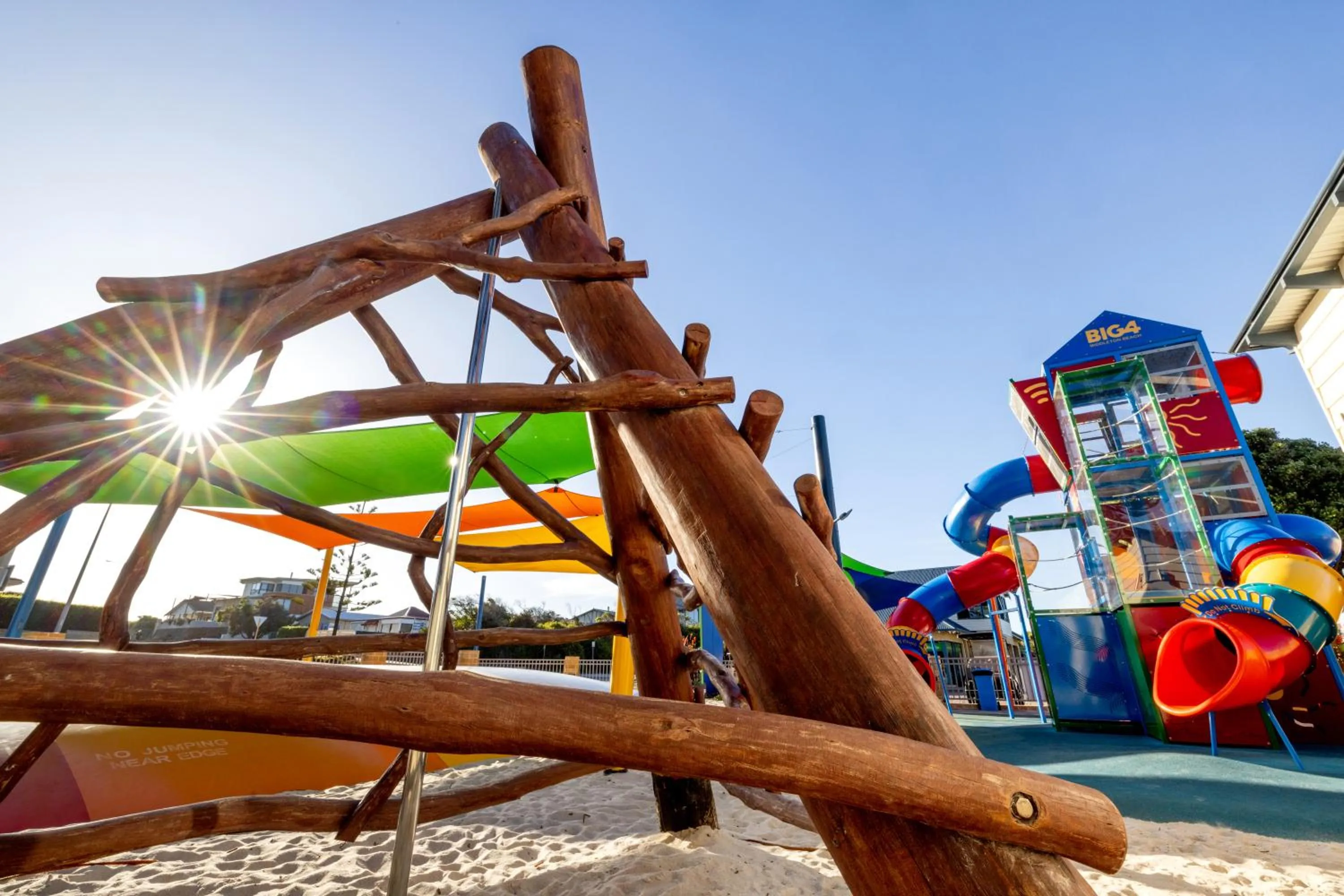 Children play ground in BIG4 Middleton Beach Holiday Park