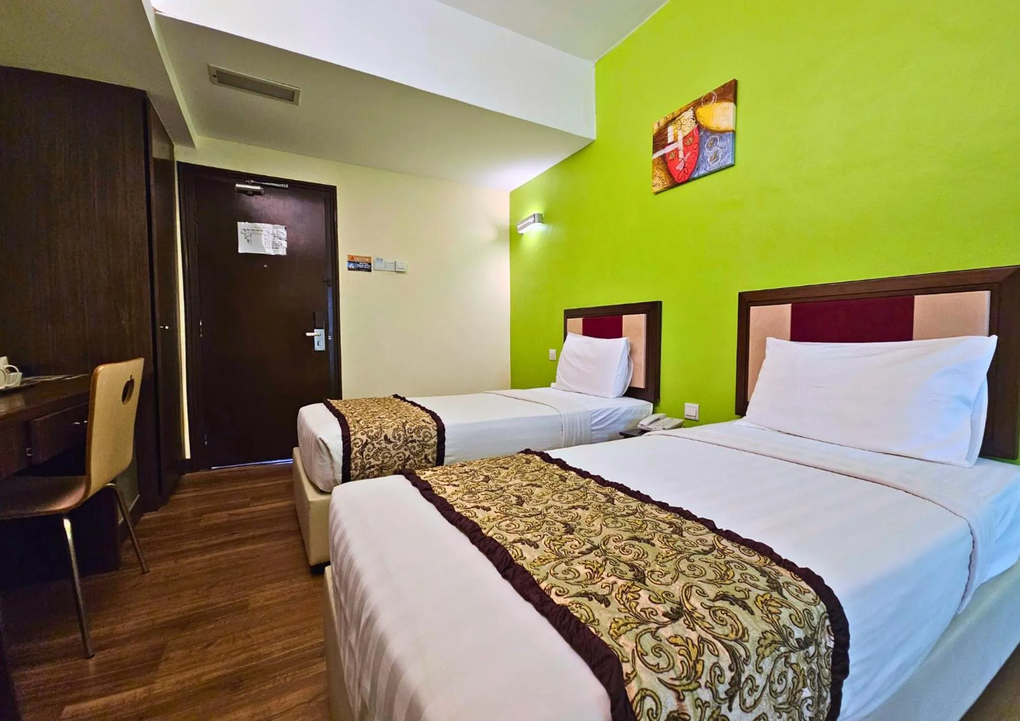 Bed in Hotel Taiping Perdana