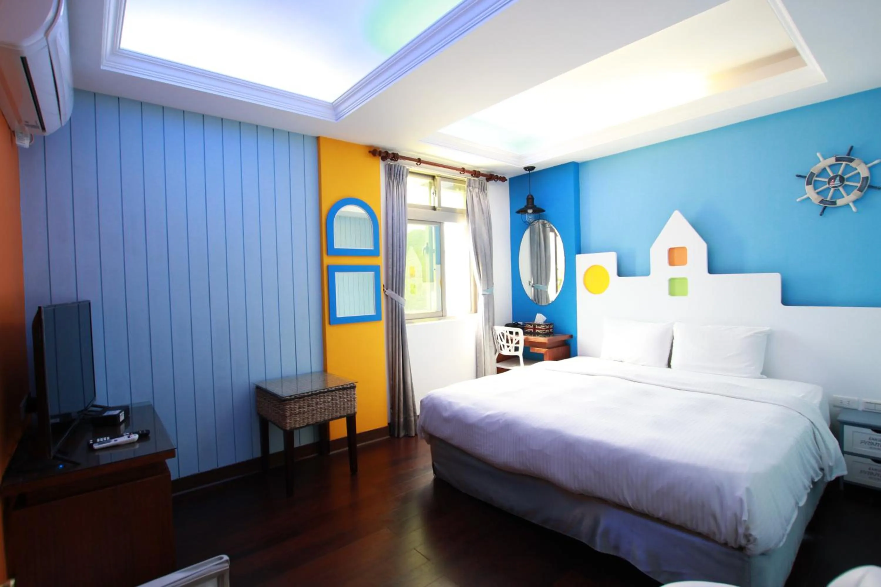 Photo of the whole room, Bed in Seashell Bay 墾丁貝殼灣