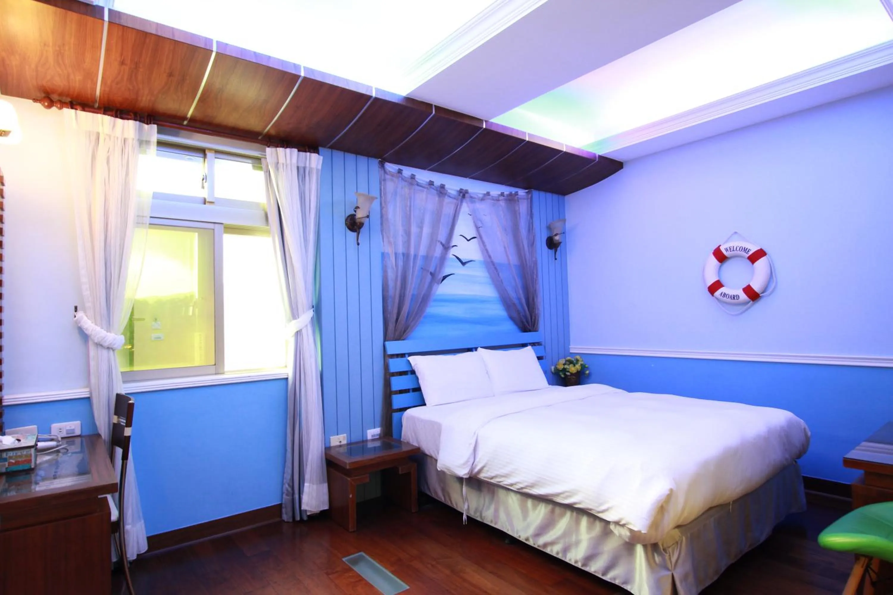 Photo of the whole room, Bed in Seashell Bay 墾丁貝殼灣