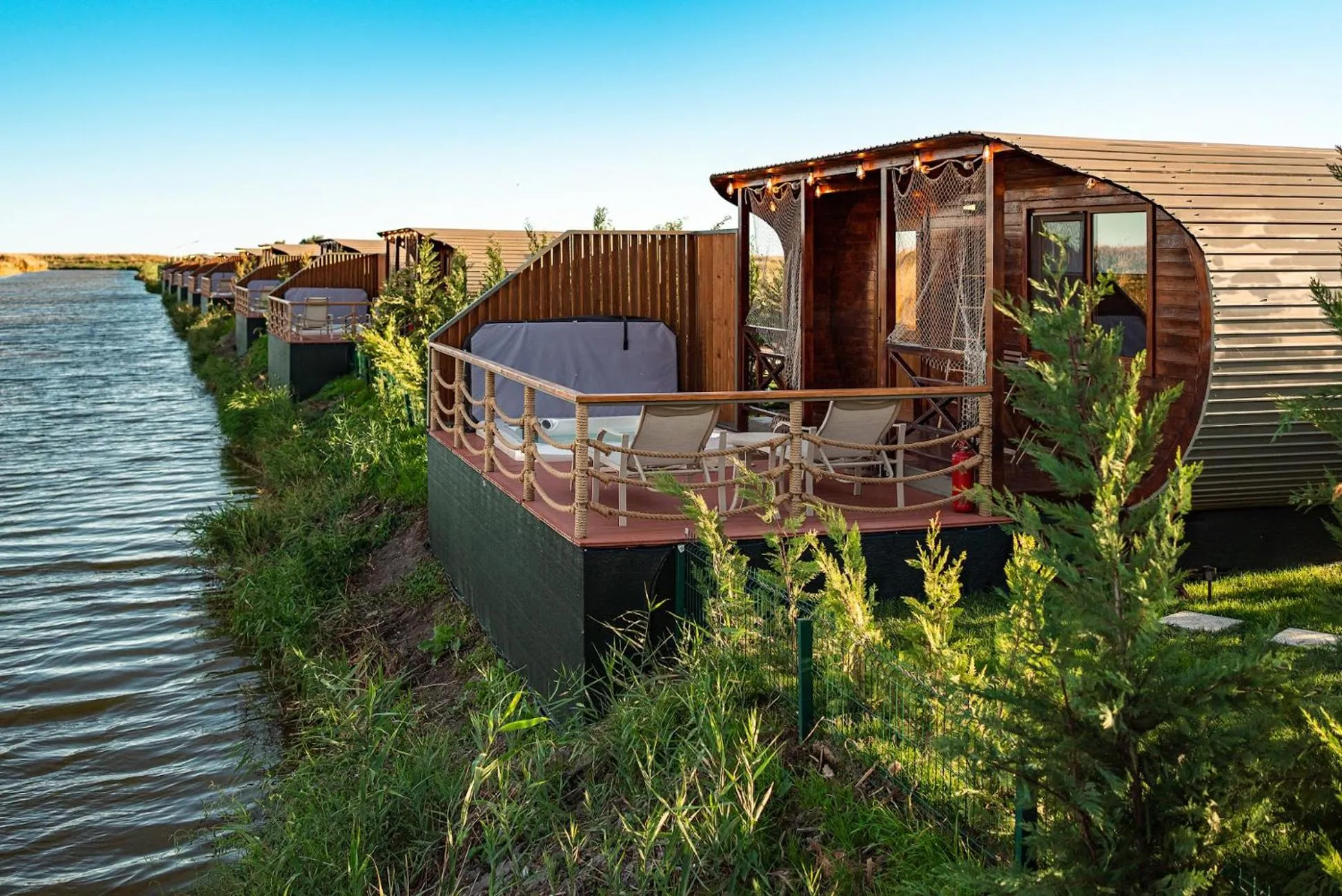 Garden in Razelm Luxury Resort