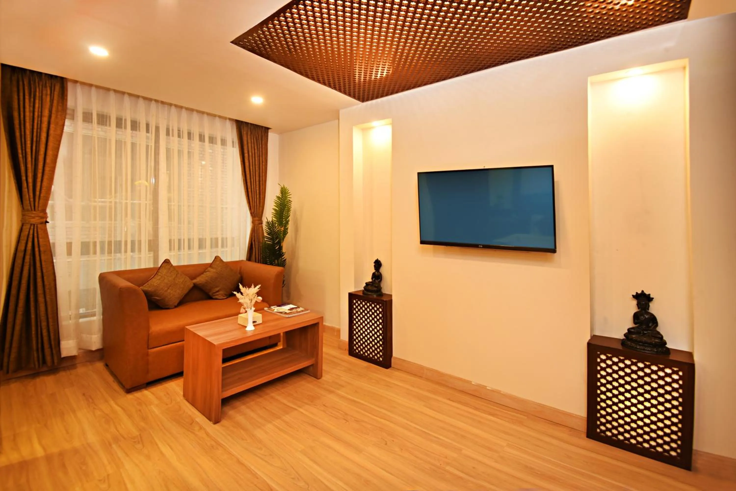 Seating area in Capital Boutique Hotel