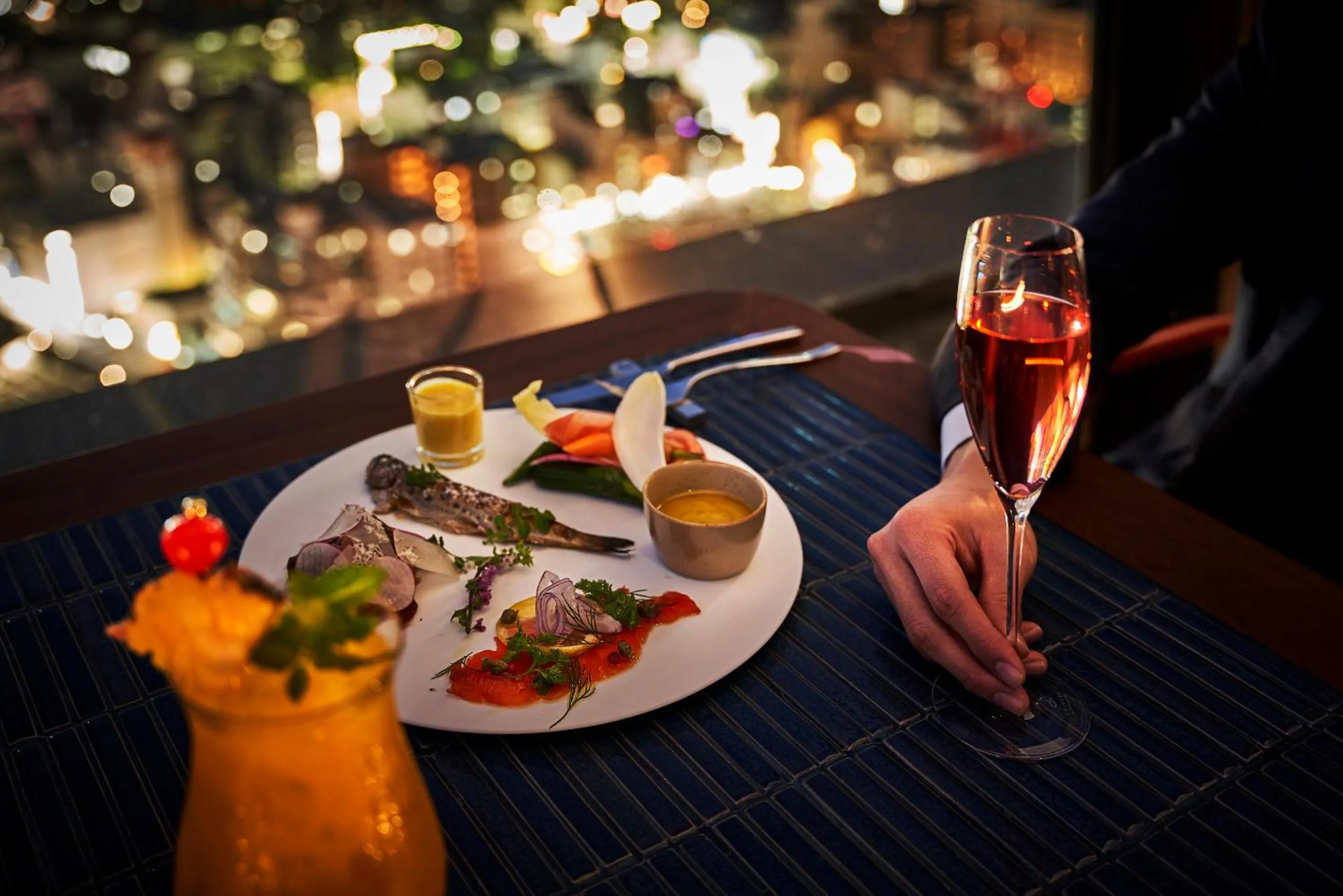 Dining area in Centara Grand Hotel Osaka