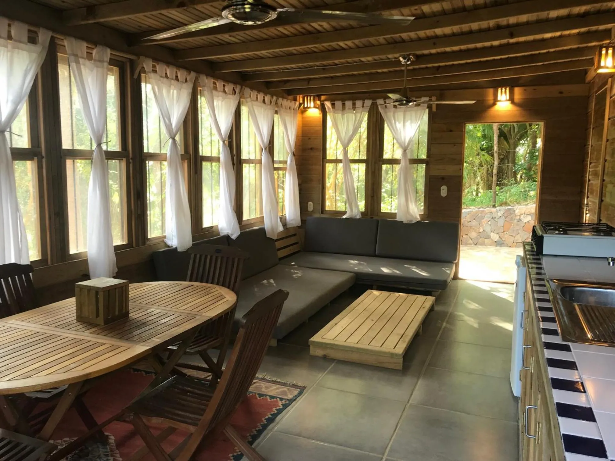 Living room in Roatan Bed & Breakfast Apartments