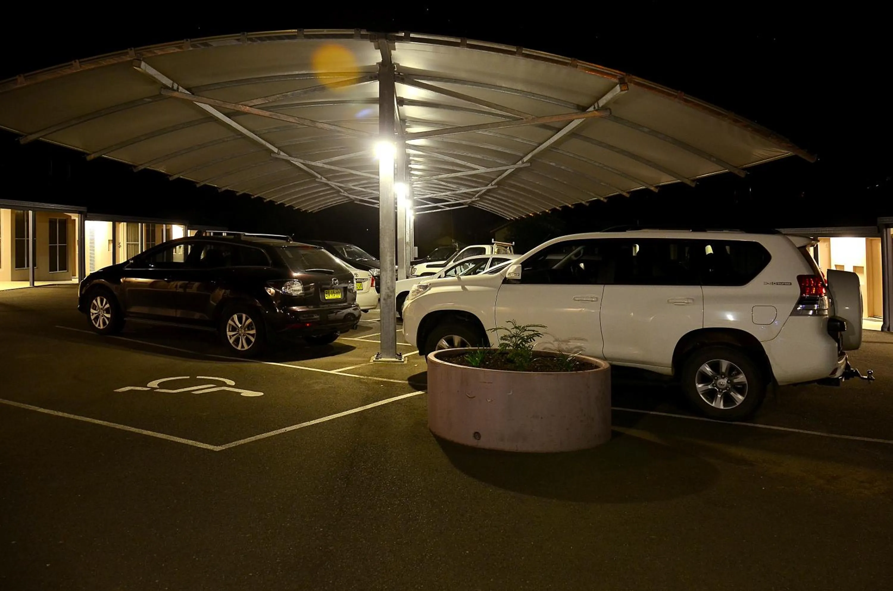 Facade/entrance in Mackellar Motel