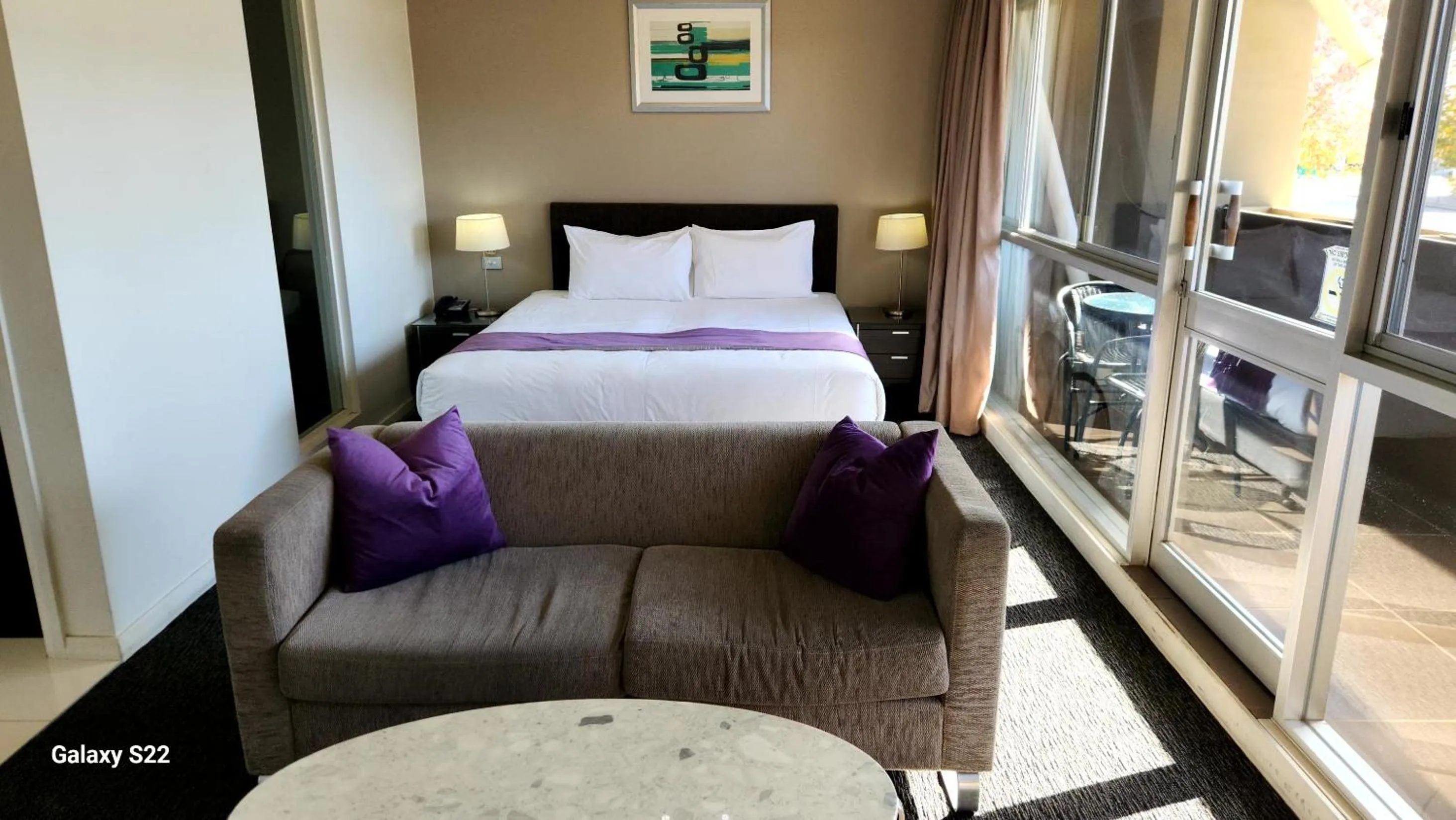 Bed in The Grand Motel