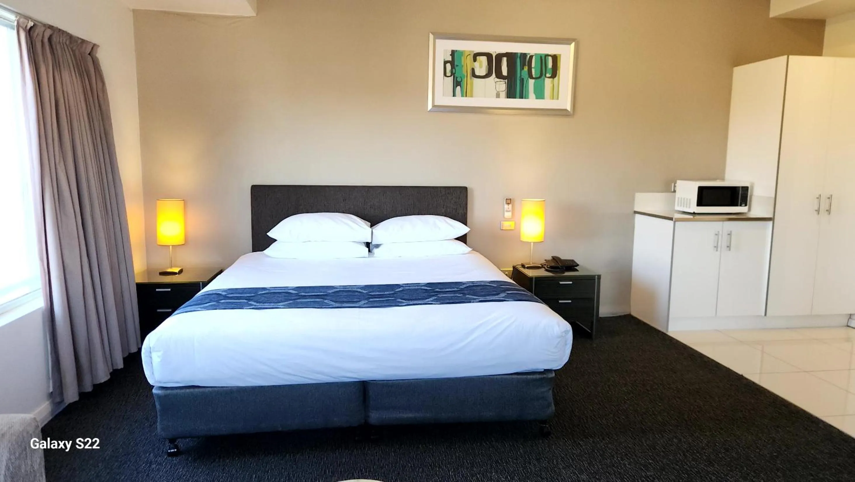 Bed in The Grand Motel