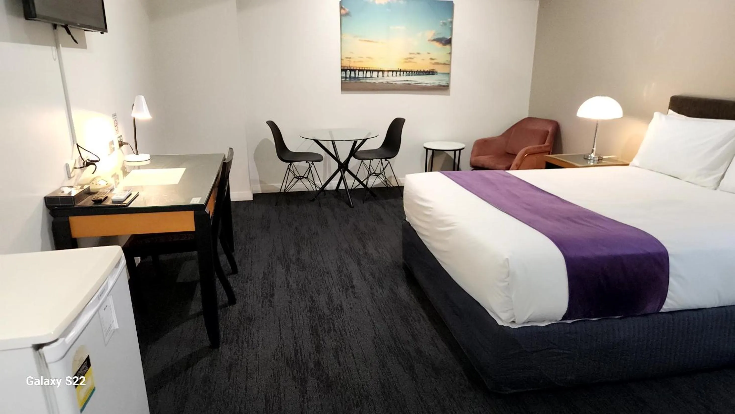 Bed in The Grand Motel